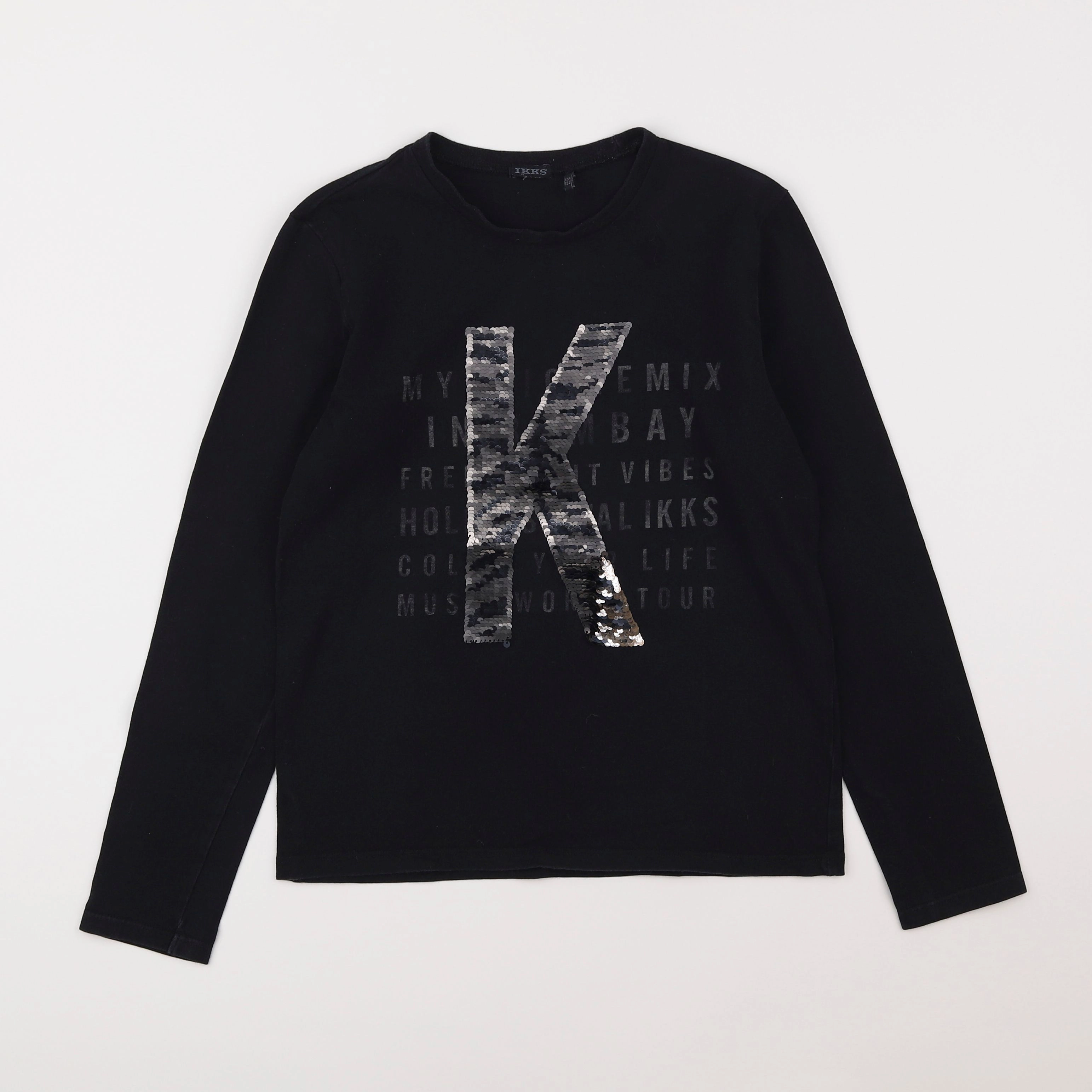 IKKS - tee-shirt noir - 12 ans