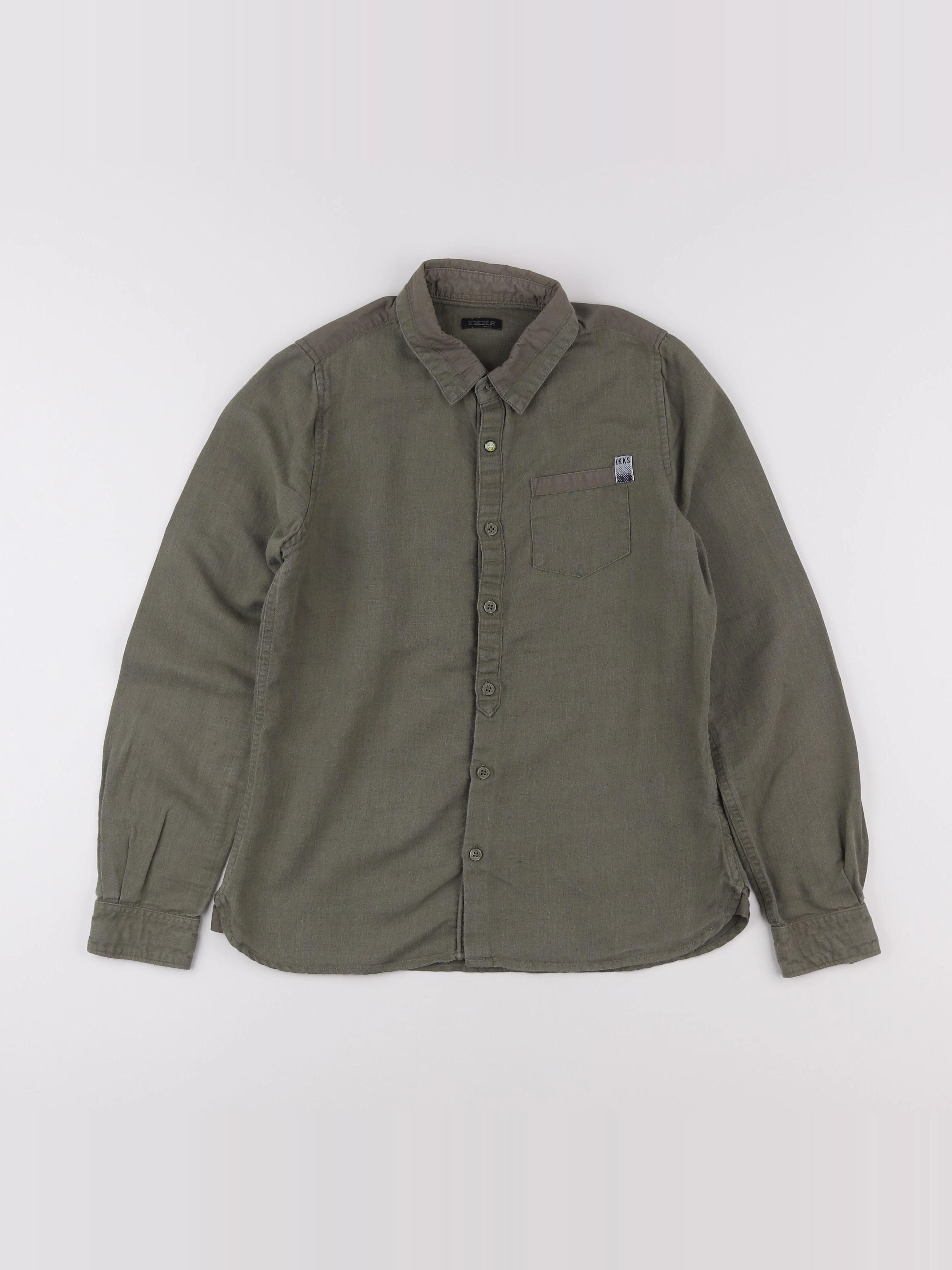 IKKS - chemise vert - 12 ans