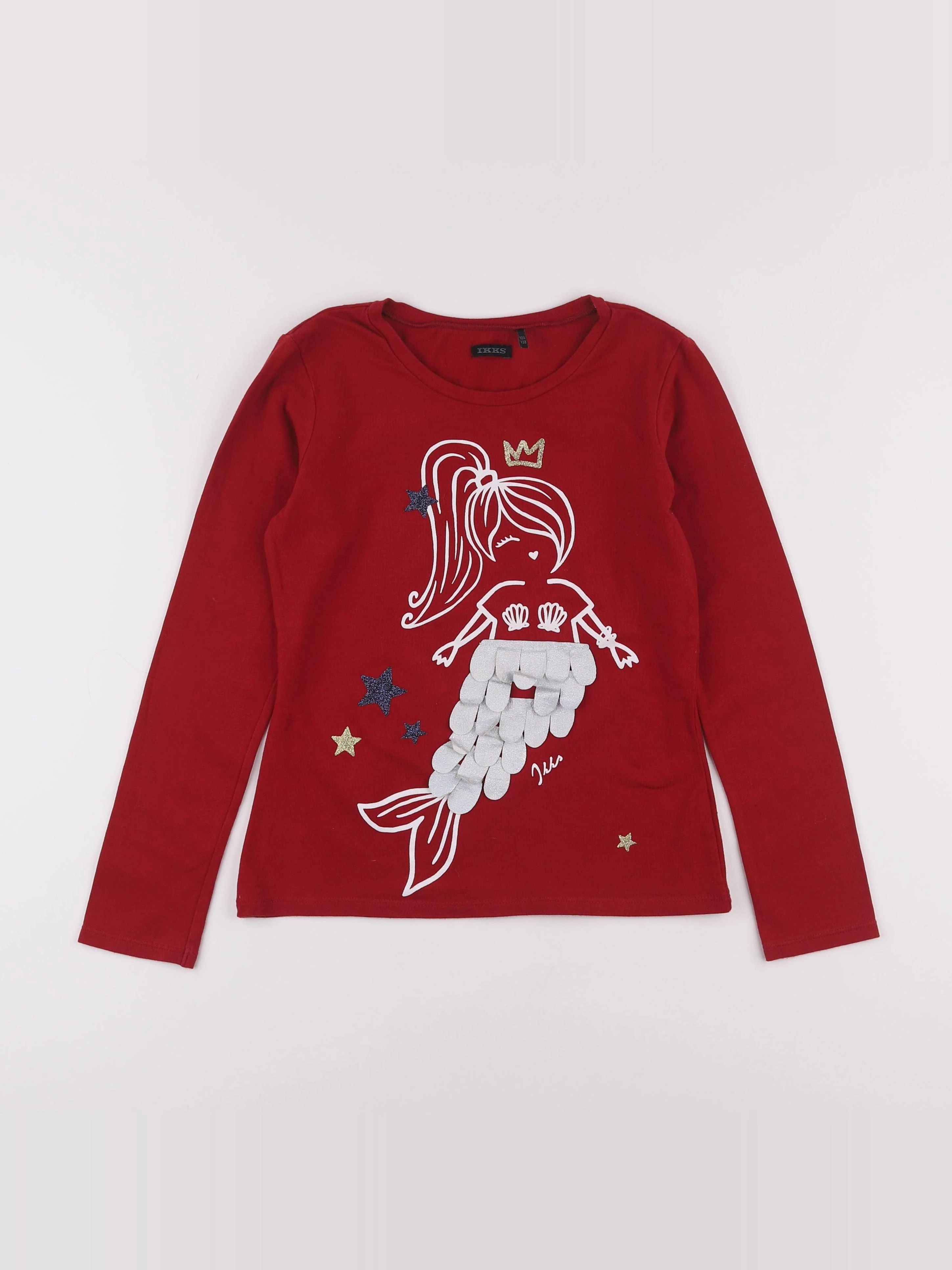 IKKS - tee-shirt rouge - 10 ans