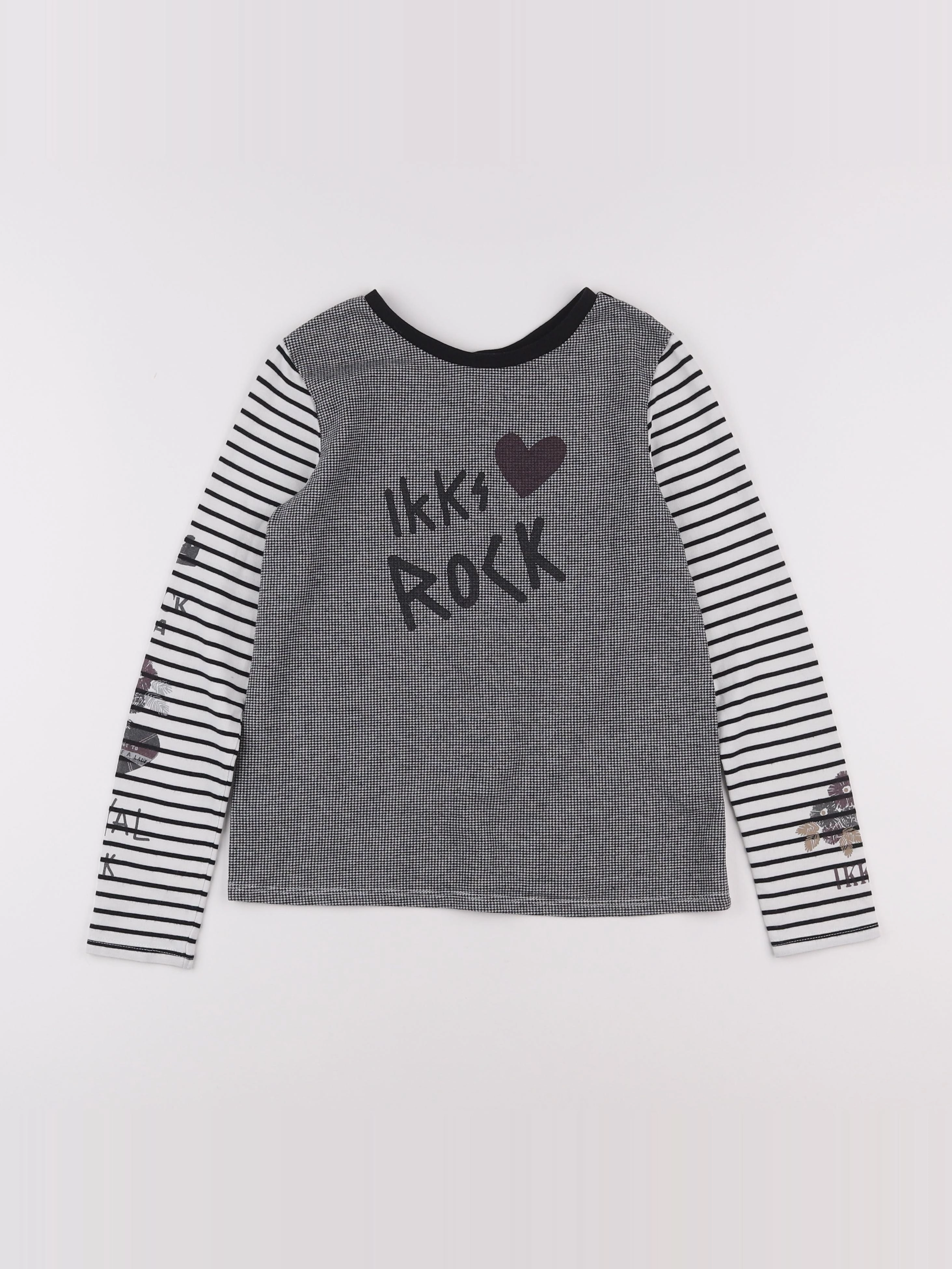 IKKS - tee-shirt bleu - 10 ans