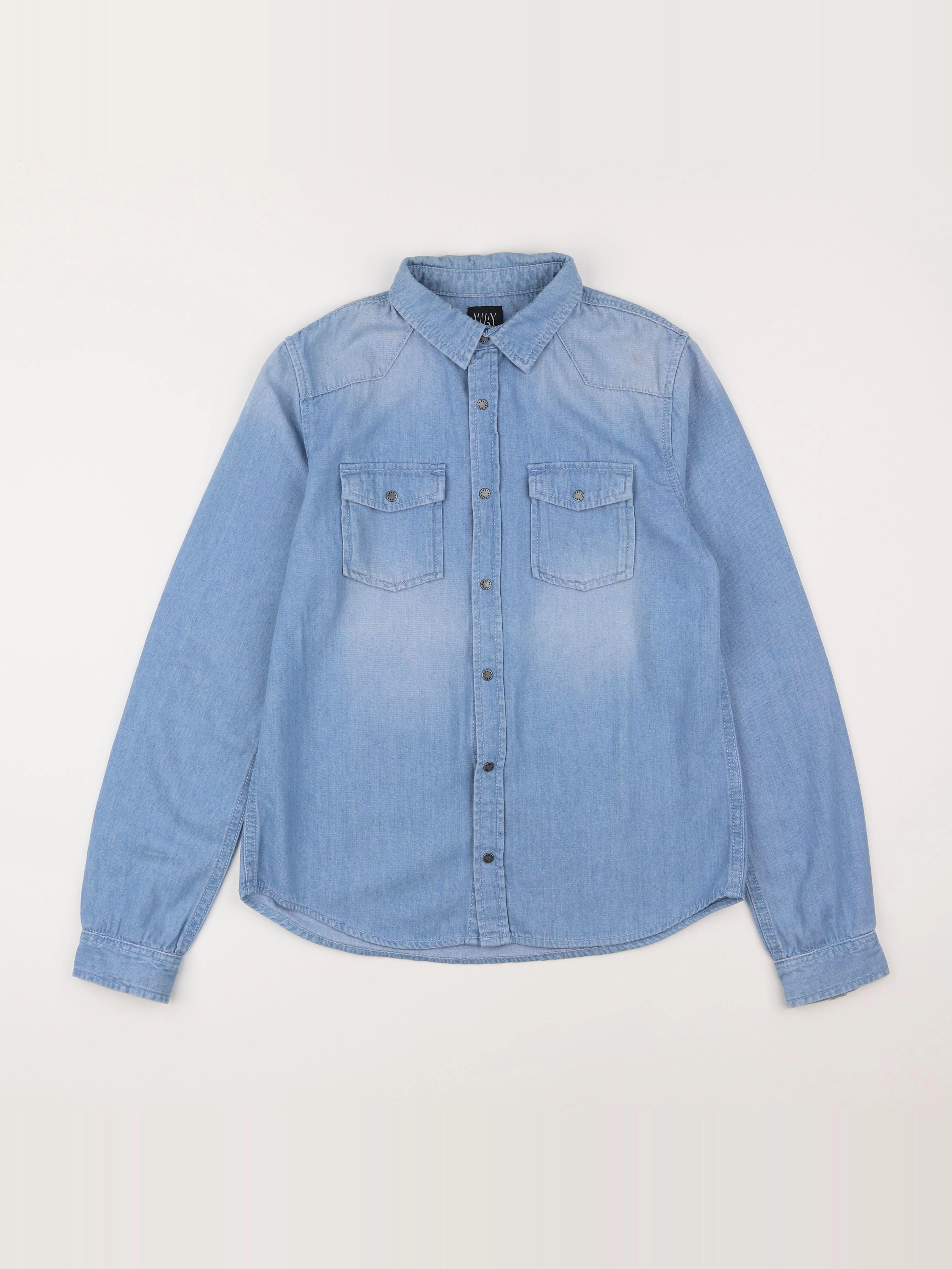 IKKS - chemise bleu - 14 ans