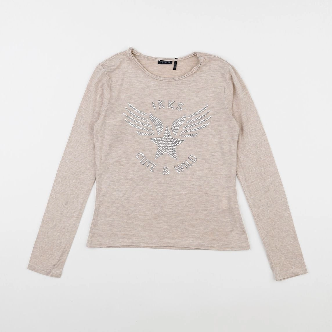 IKKS - tee-shirt beige - 10 ans