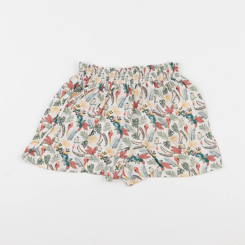 Vertbaudet - short blanc - 7 ans