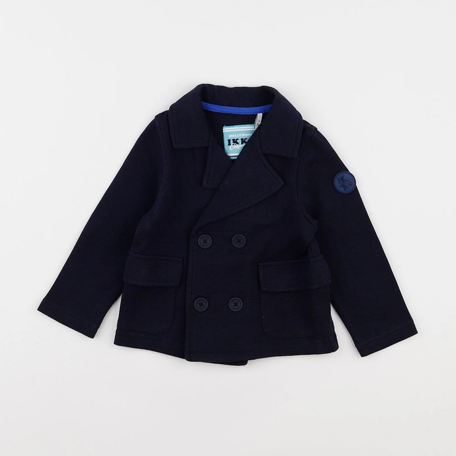 IKKS - veste imprimé au dos bleu - 2 ans
