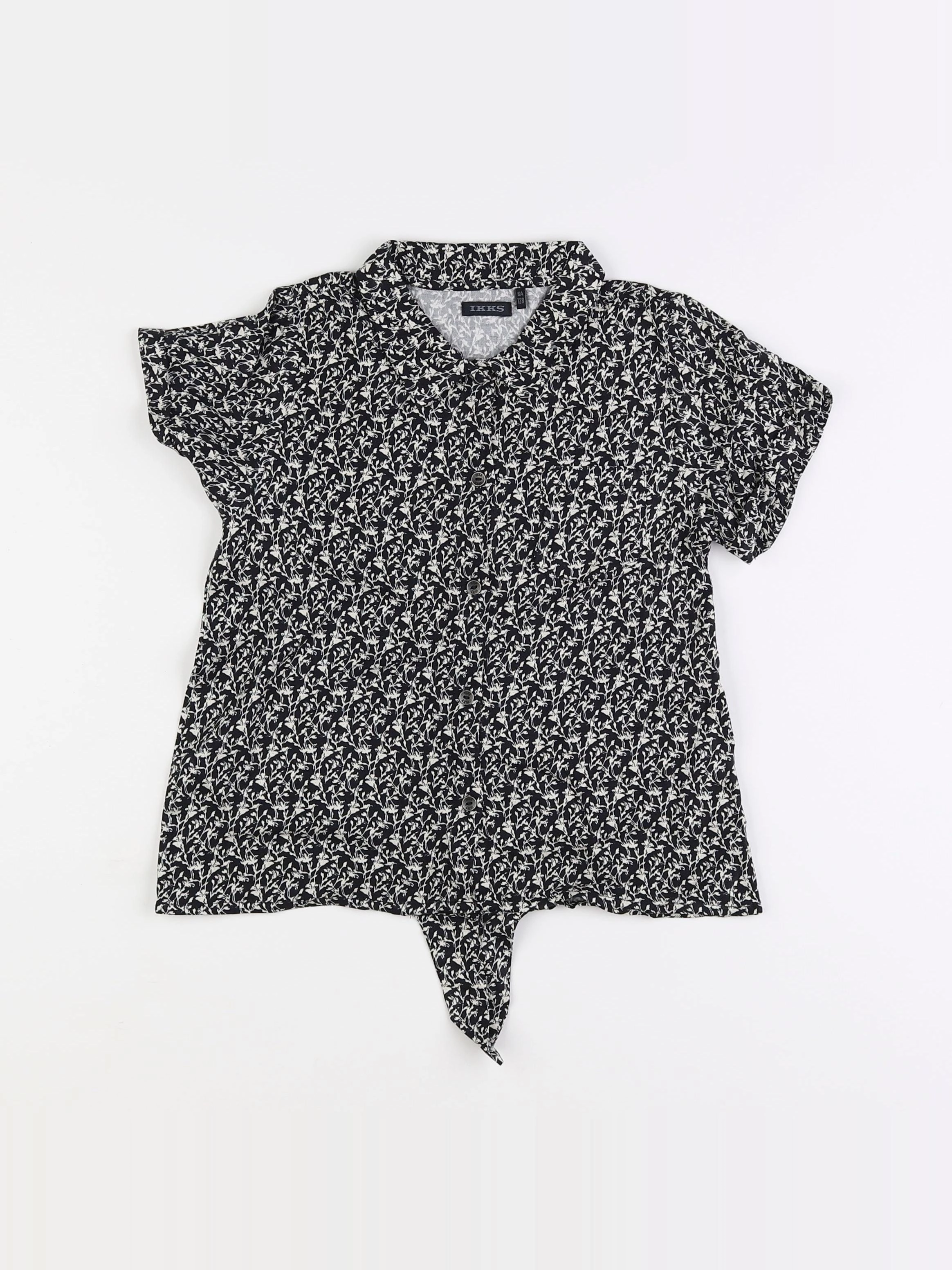 IKKS - blouse noir - 8 ans