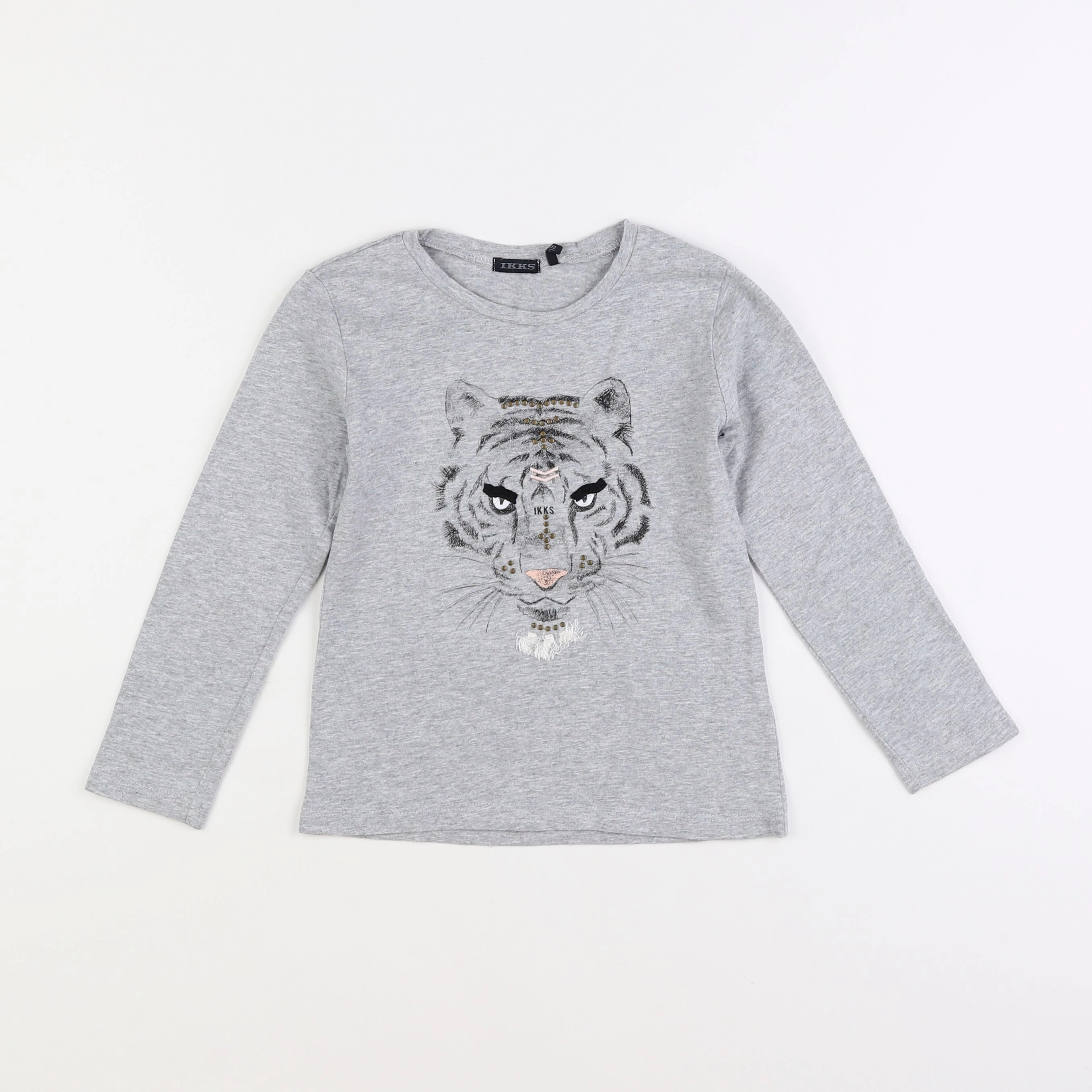 IKKS - tee-shirt gris - 6 ans