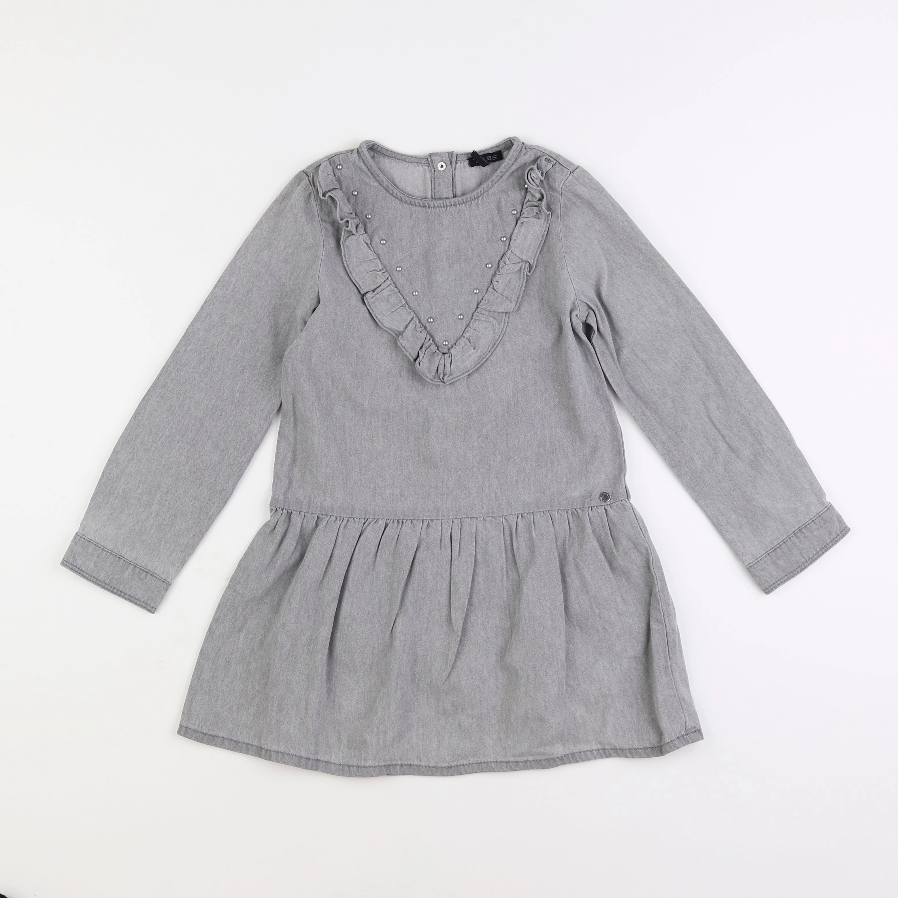 IKKS - robe gris - 6 ans