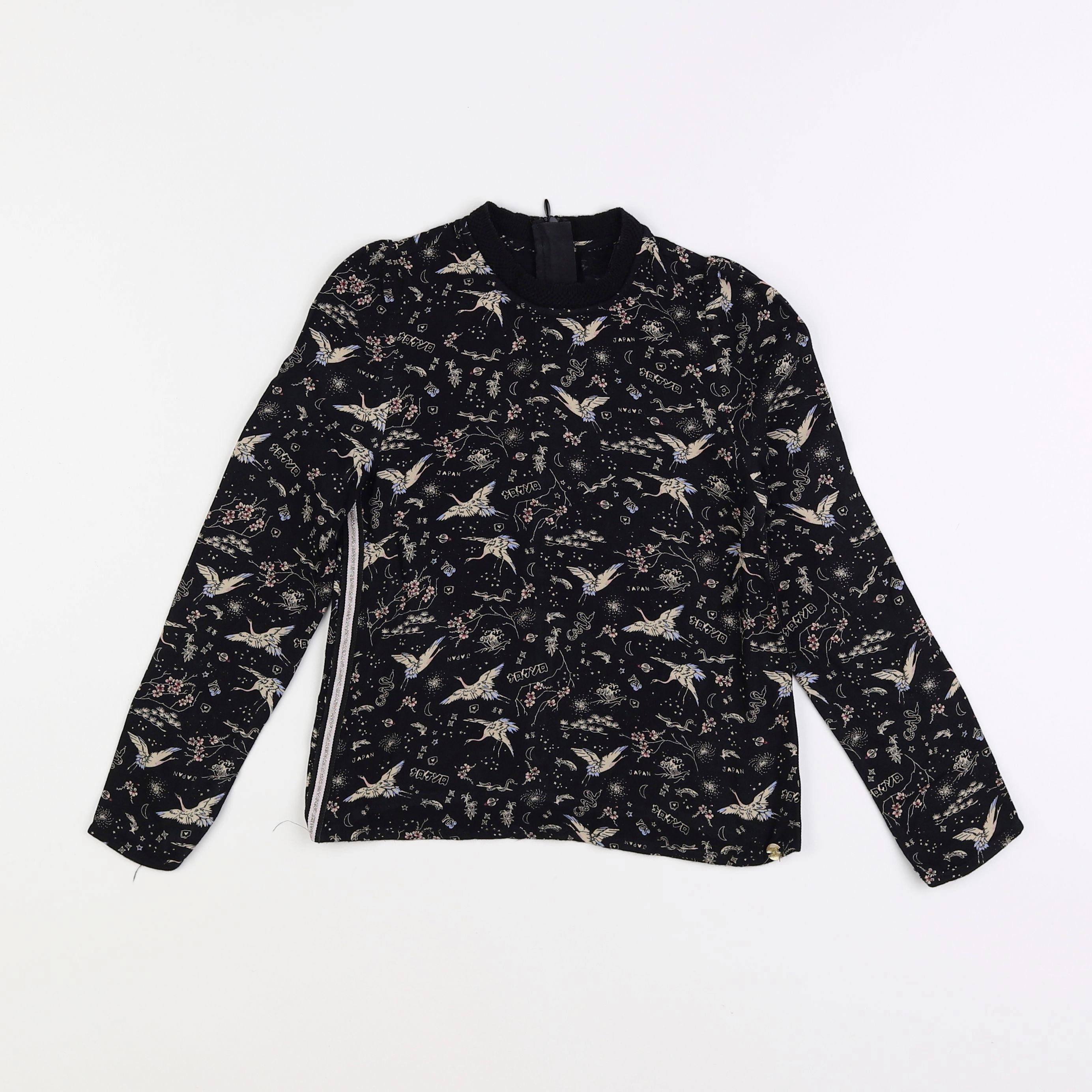 IKKS - blouse noir - 6 ans