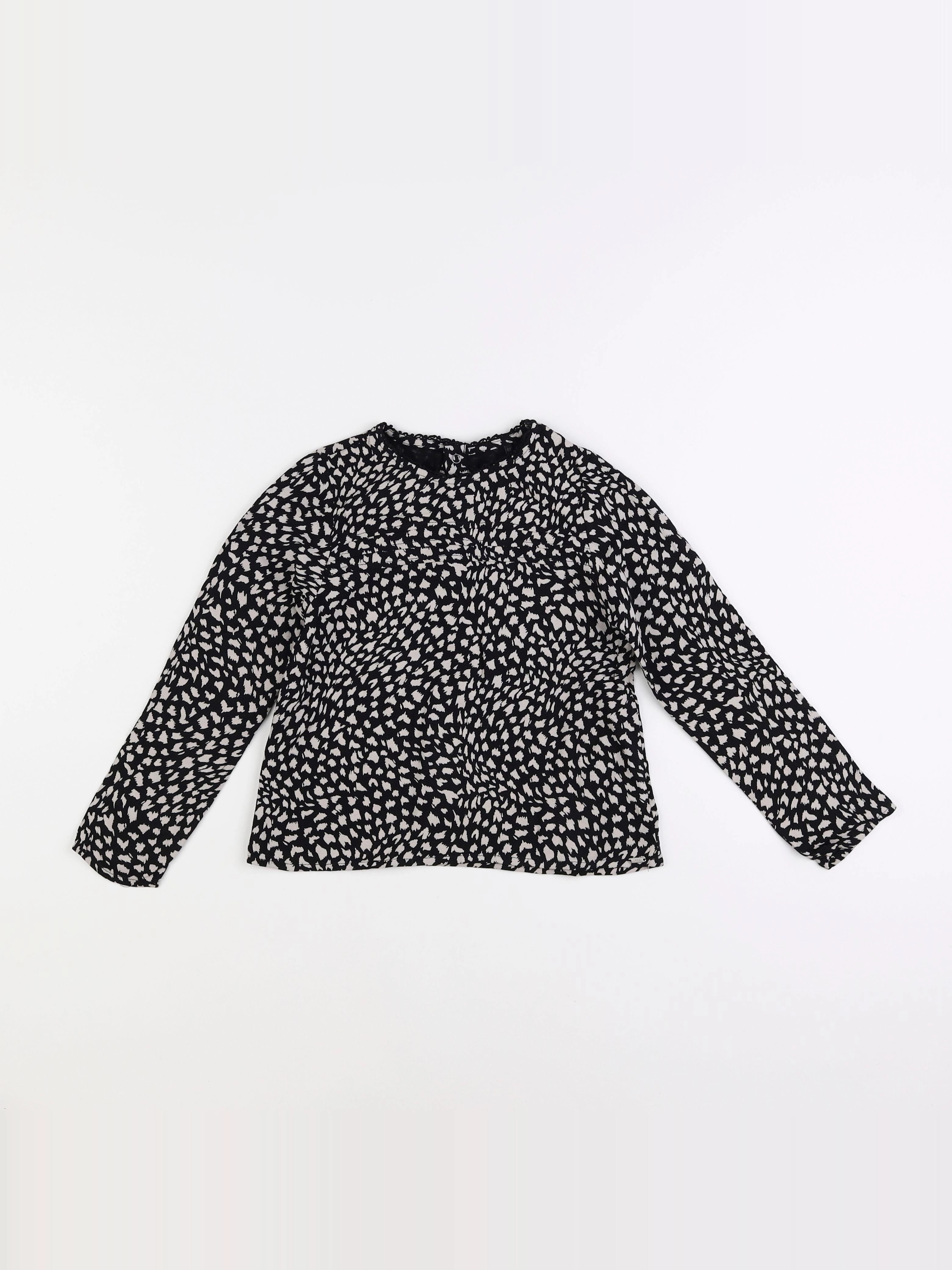 IKKS - blouse noir - 6 ans