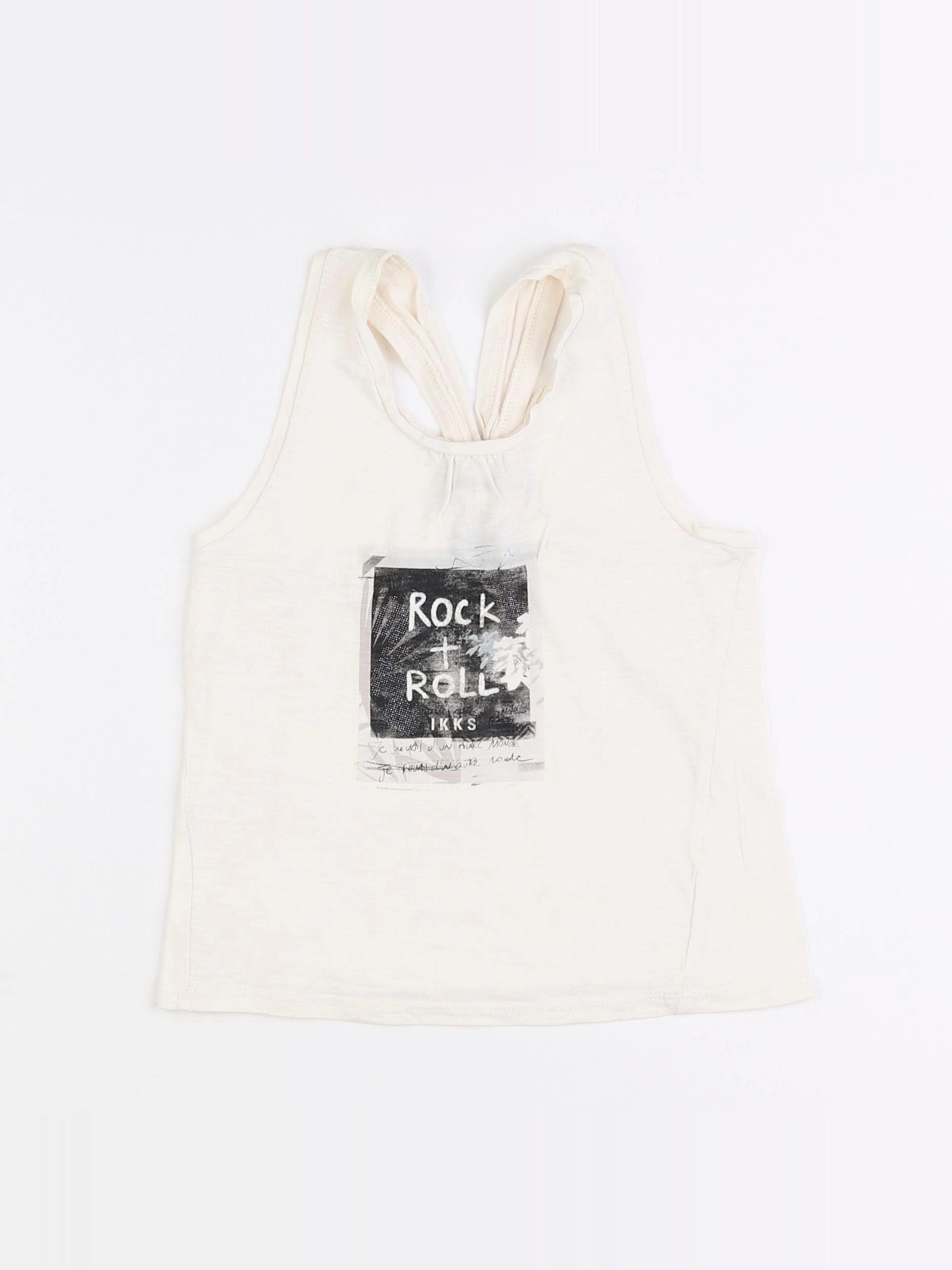 IKKS - débardeur beige - 6 ans