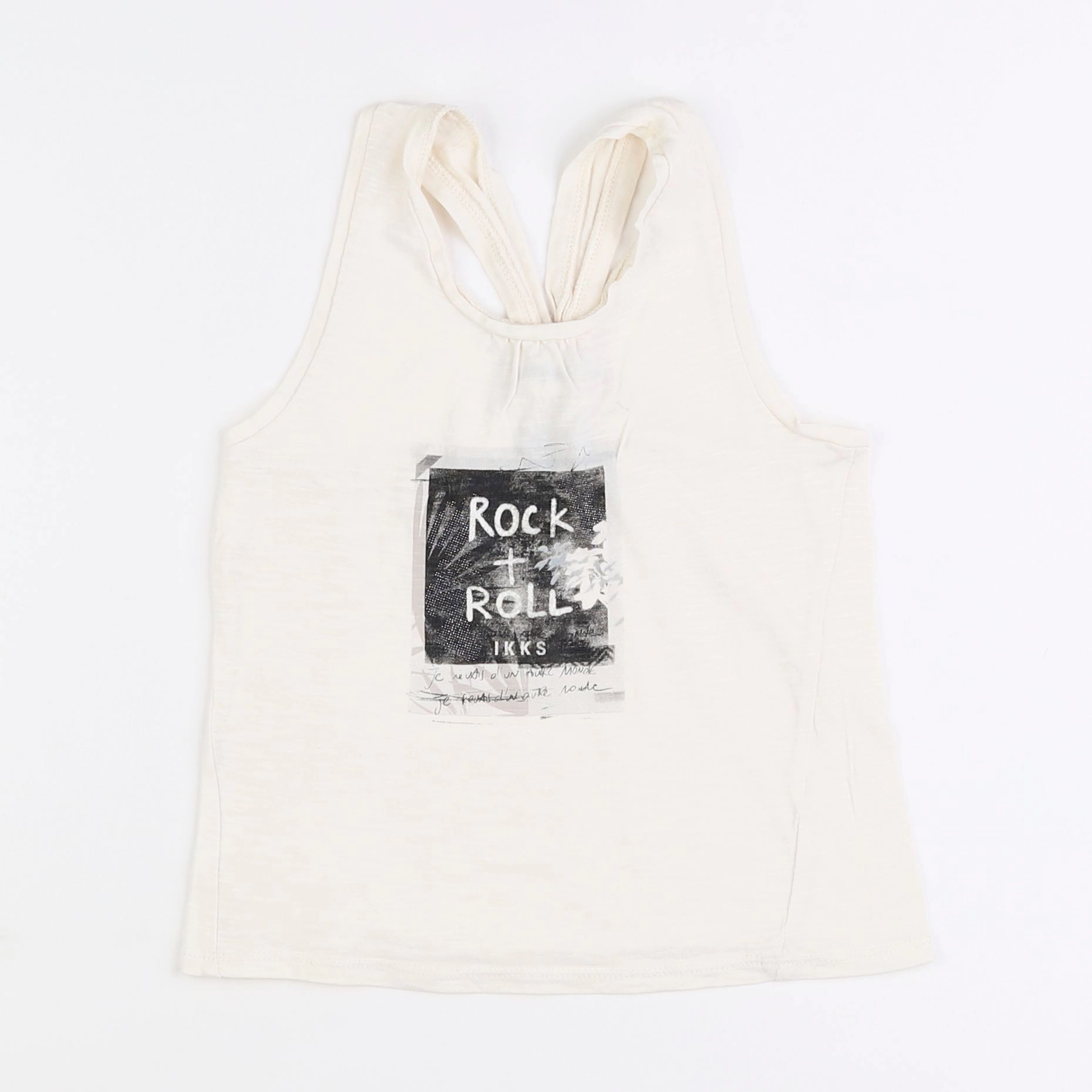 IKKS - débardeur beige - 6 ans