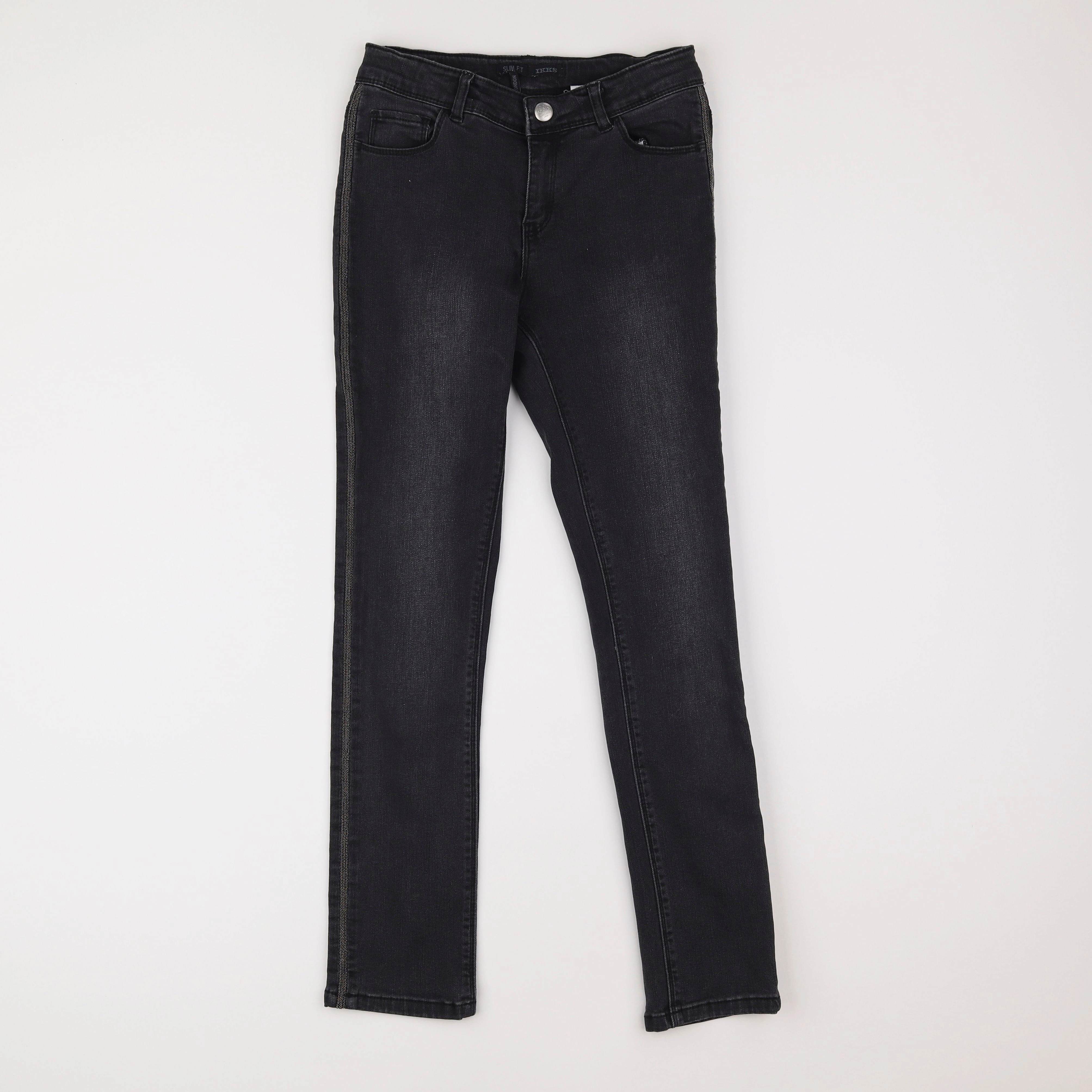 IKKS - jean noir - 12 ans