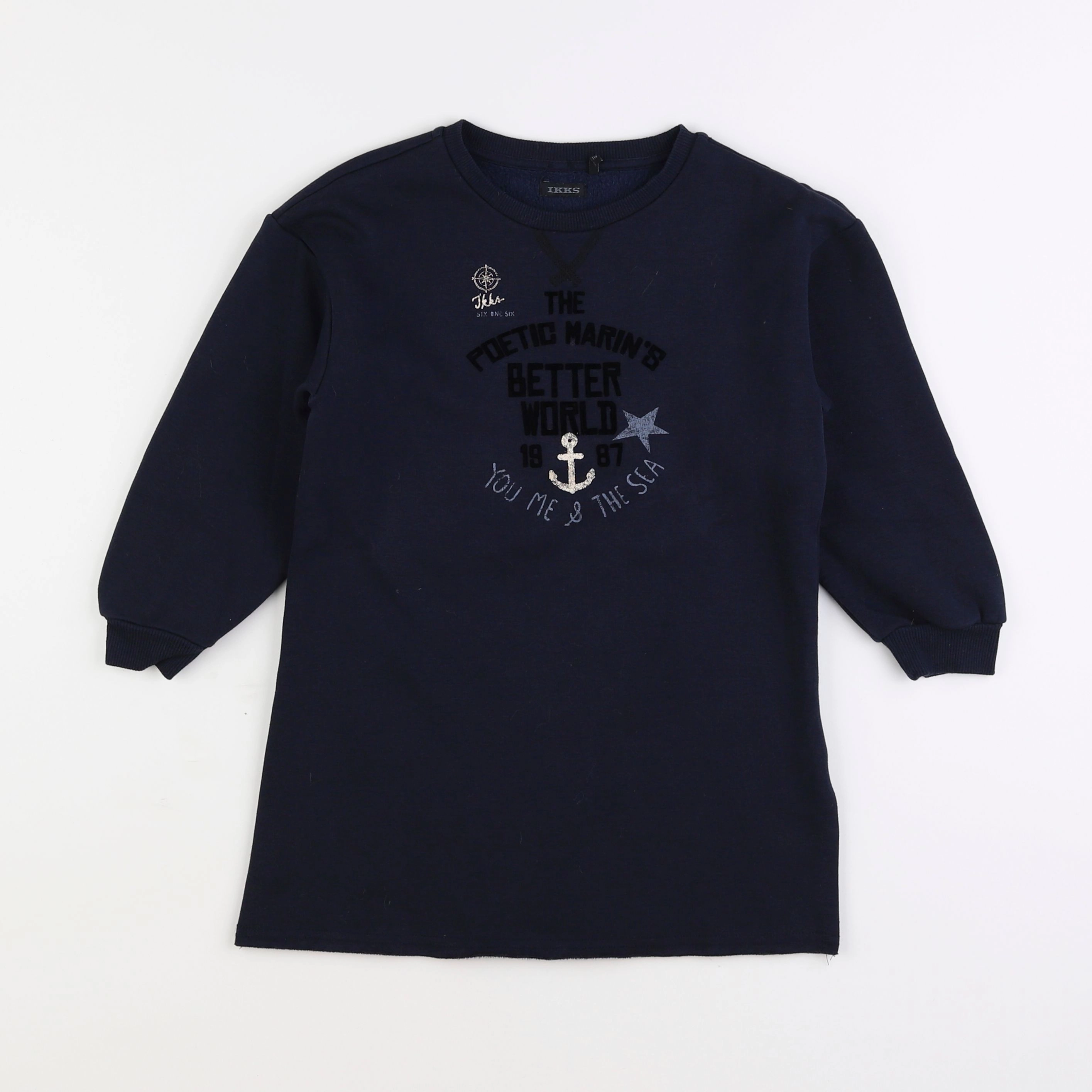 IKKS - robe bleu - 6 ans
