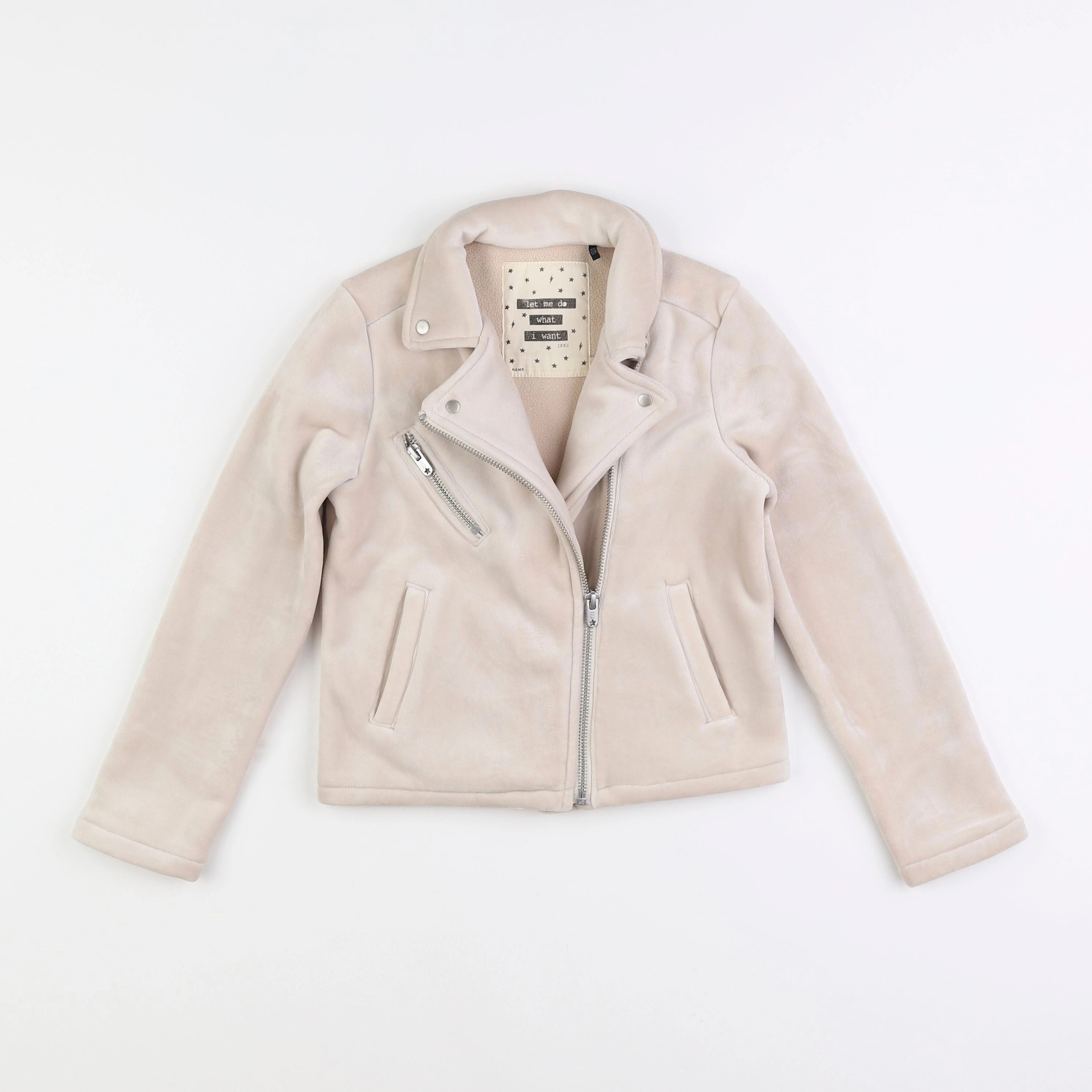 IKKS - veste doublé beige - 8 ans