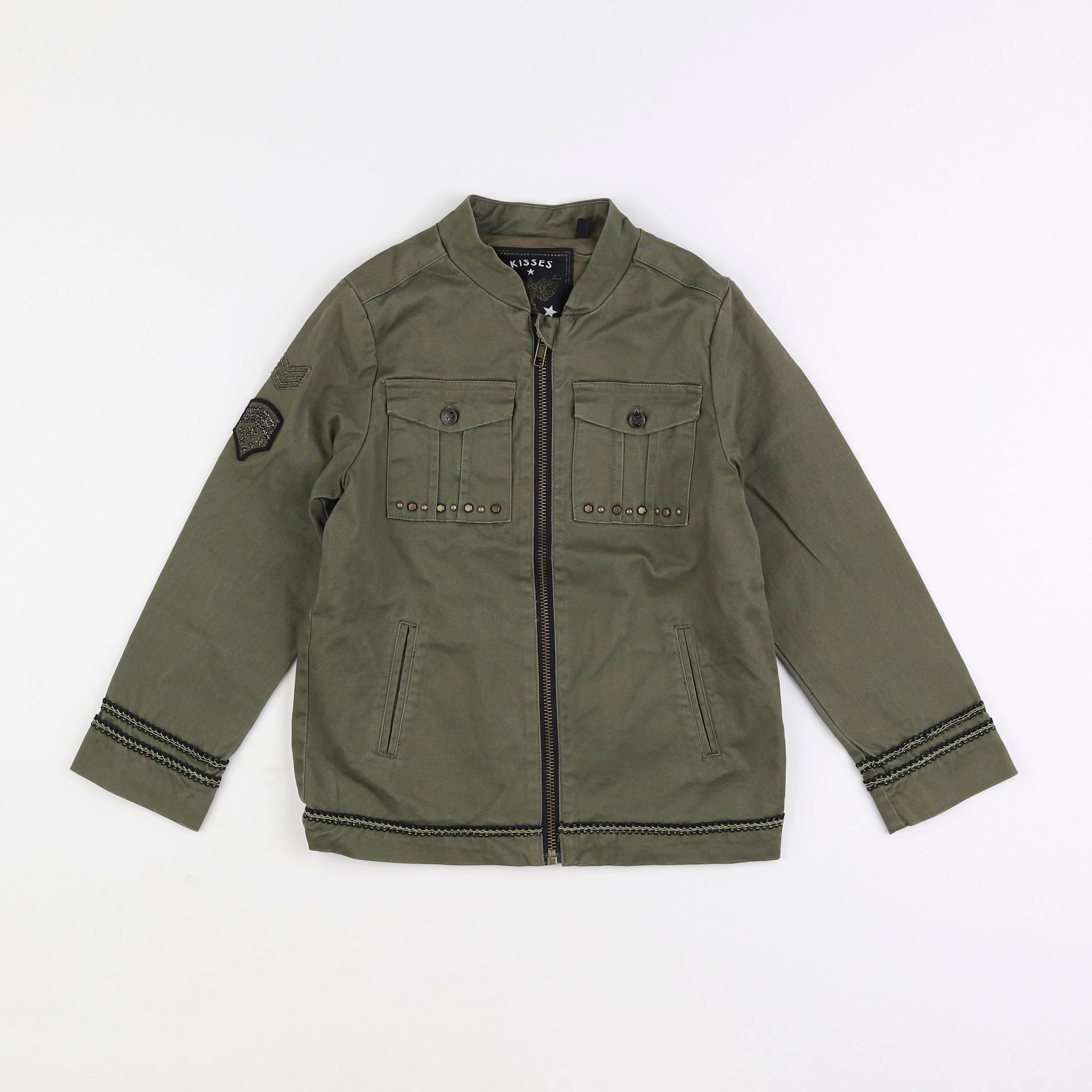 IKKS - veste imprimé au dos vert - 6 ans