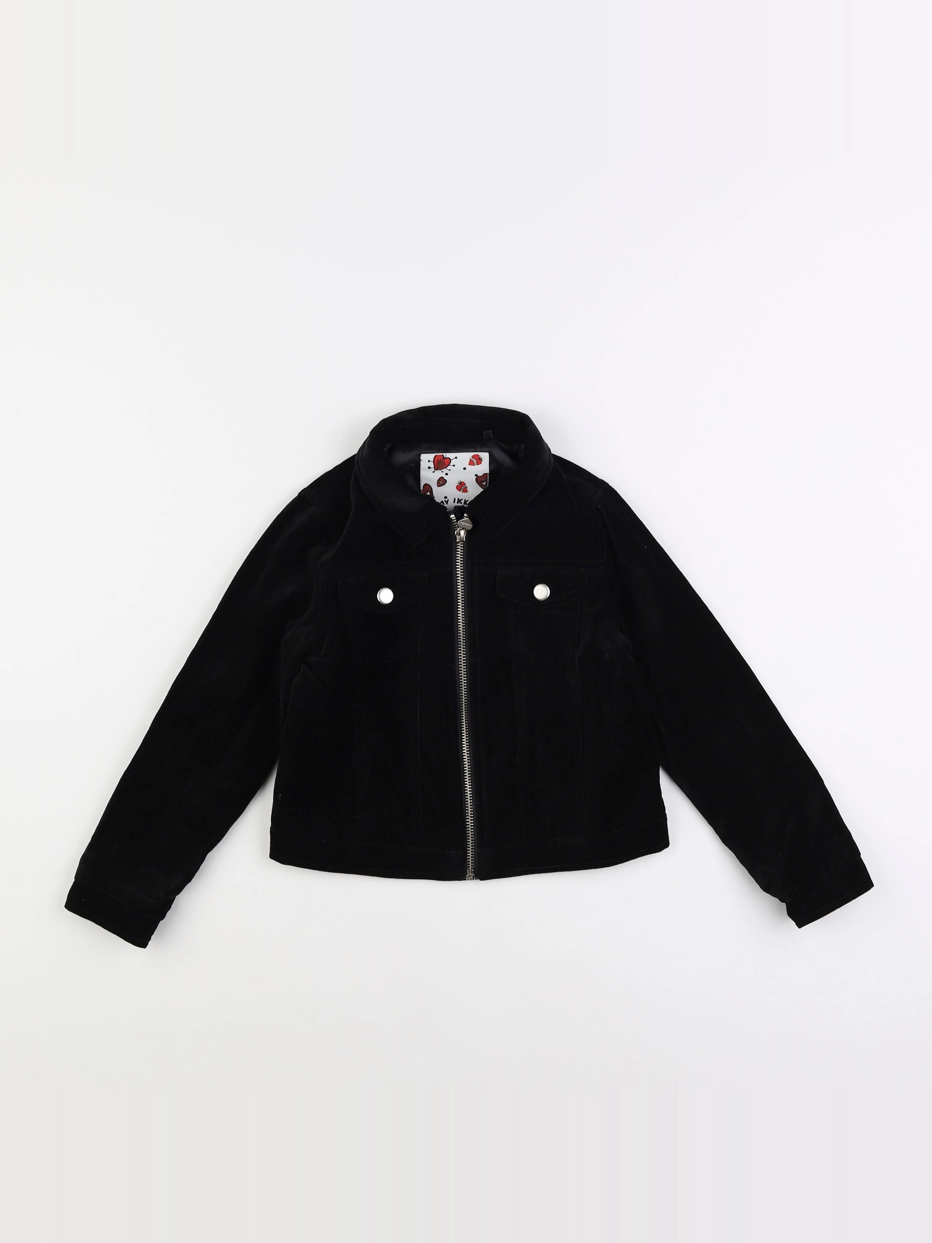 IKKS - veste imprimé au dos noir - 6 ans