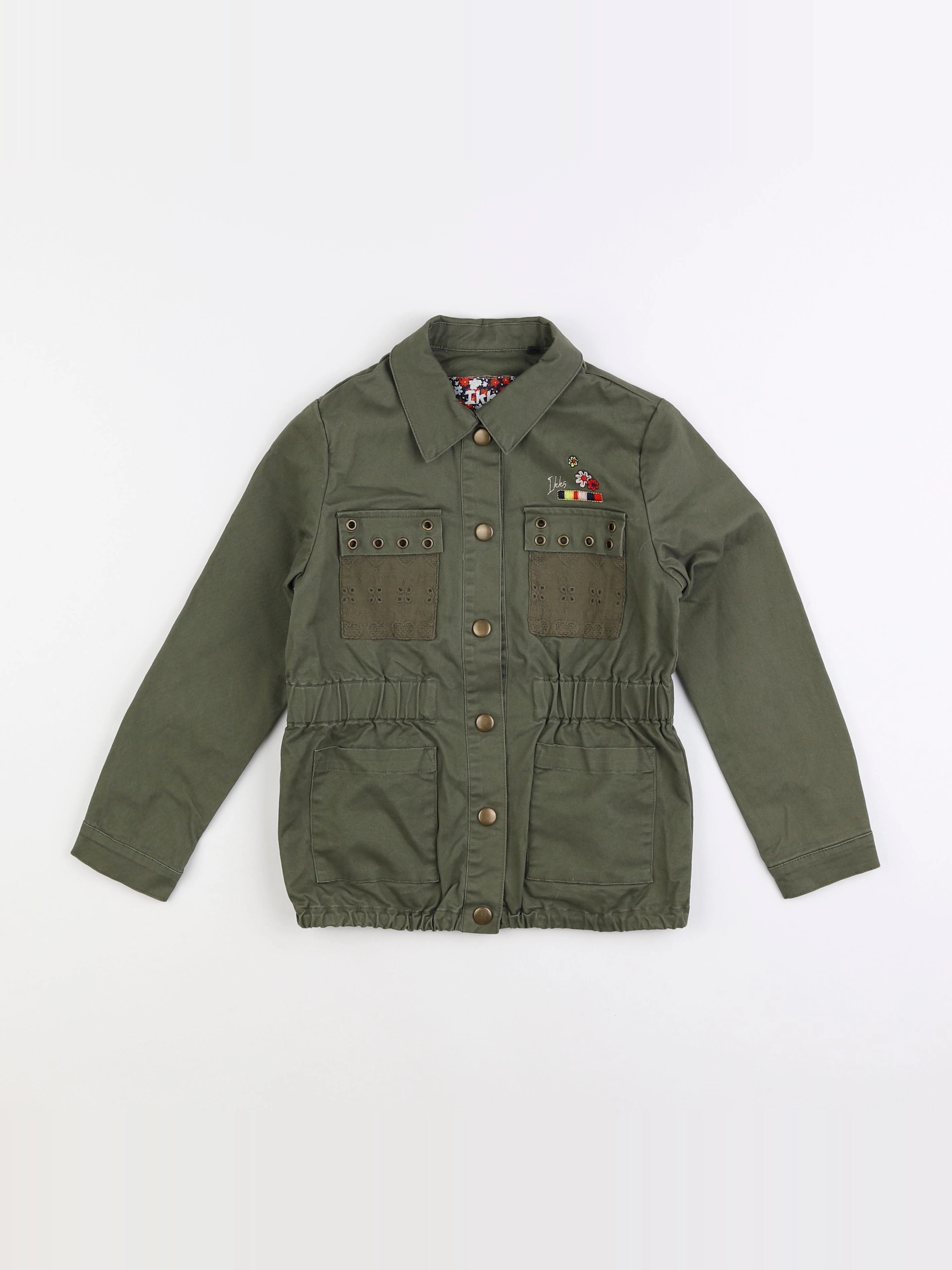 IKKS - veste imprimé au dos vert - 6 ans