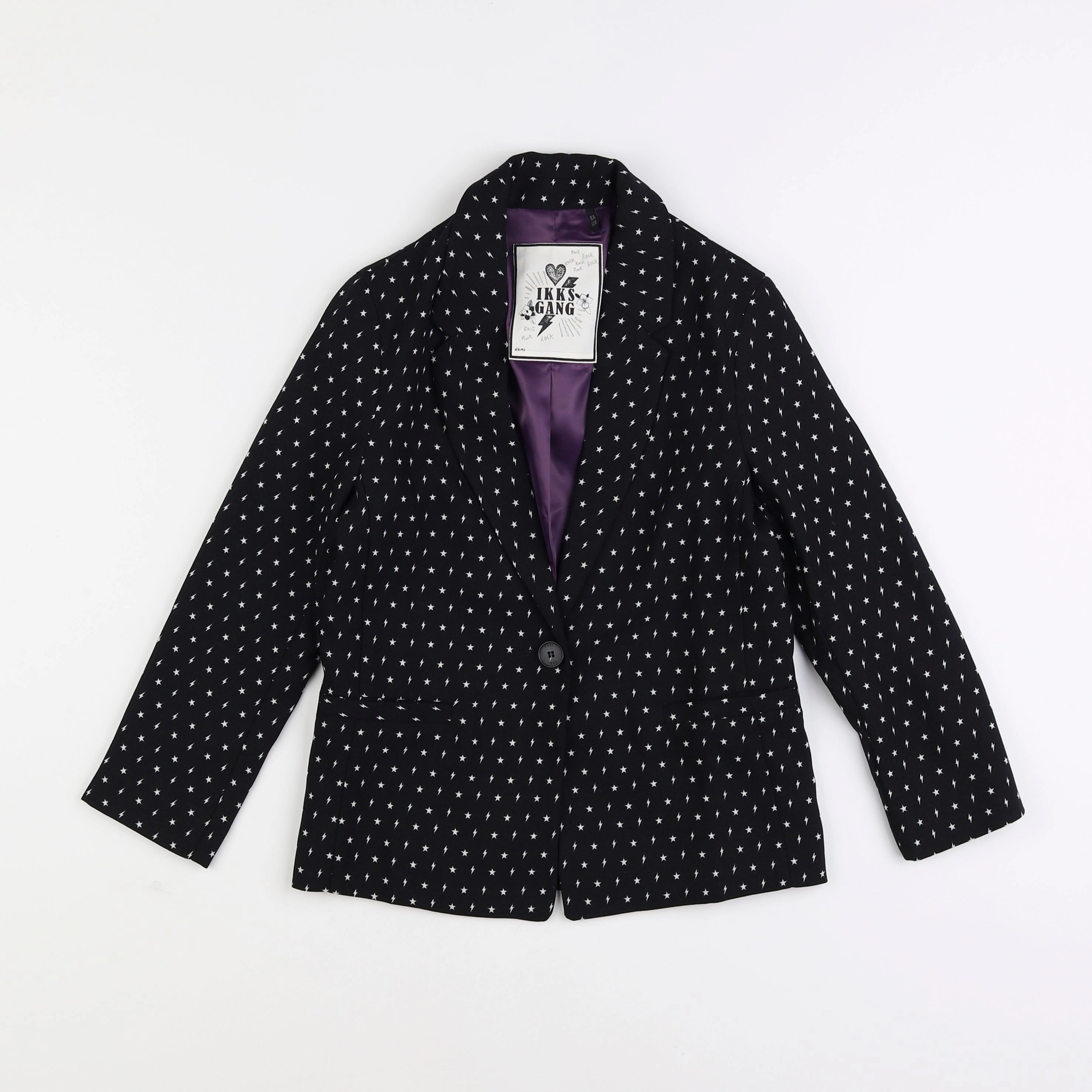 IKKS - veste noir - 8 ans
