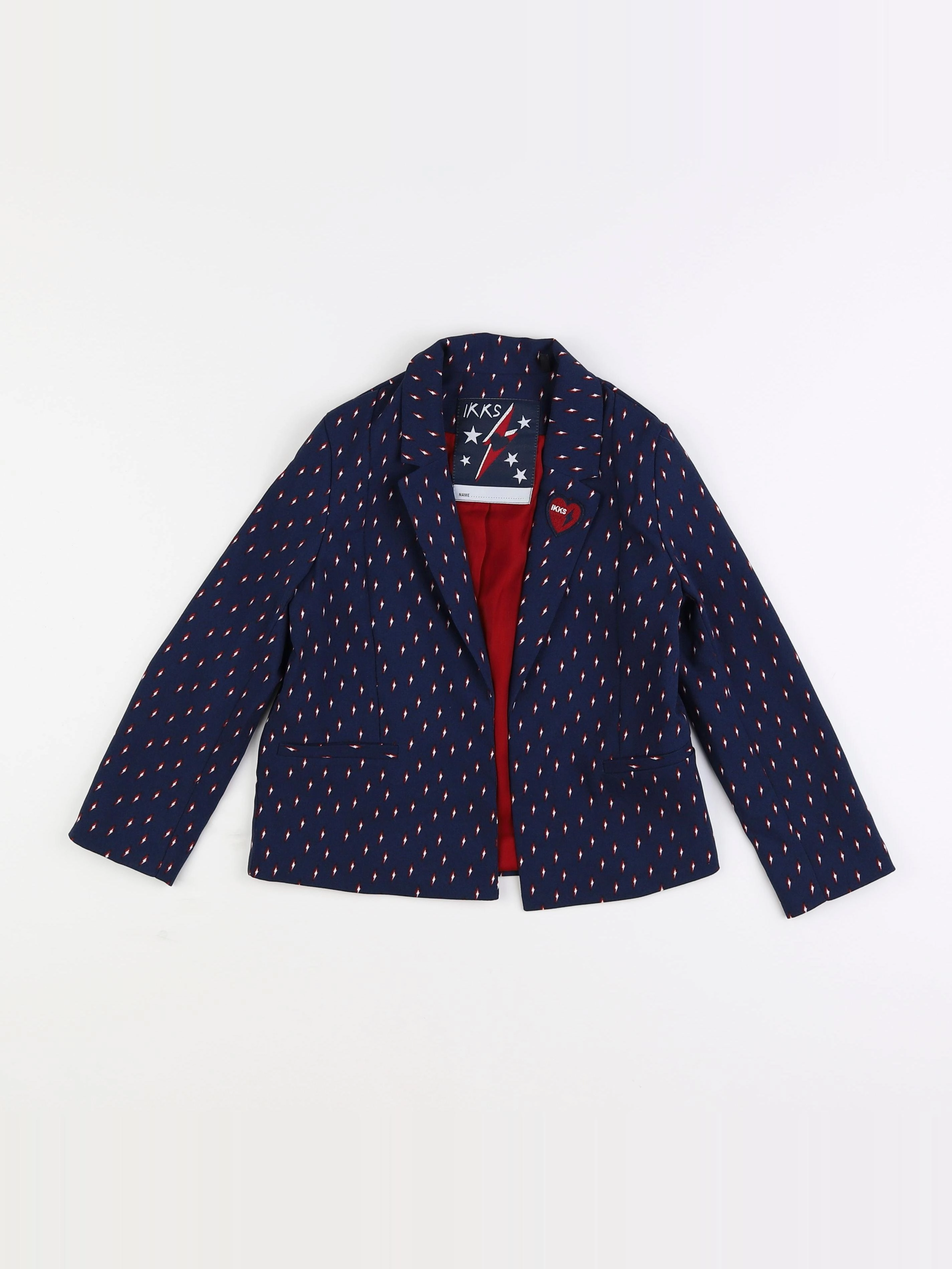 IKKS - veste bleu - 6 ans