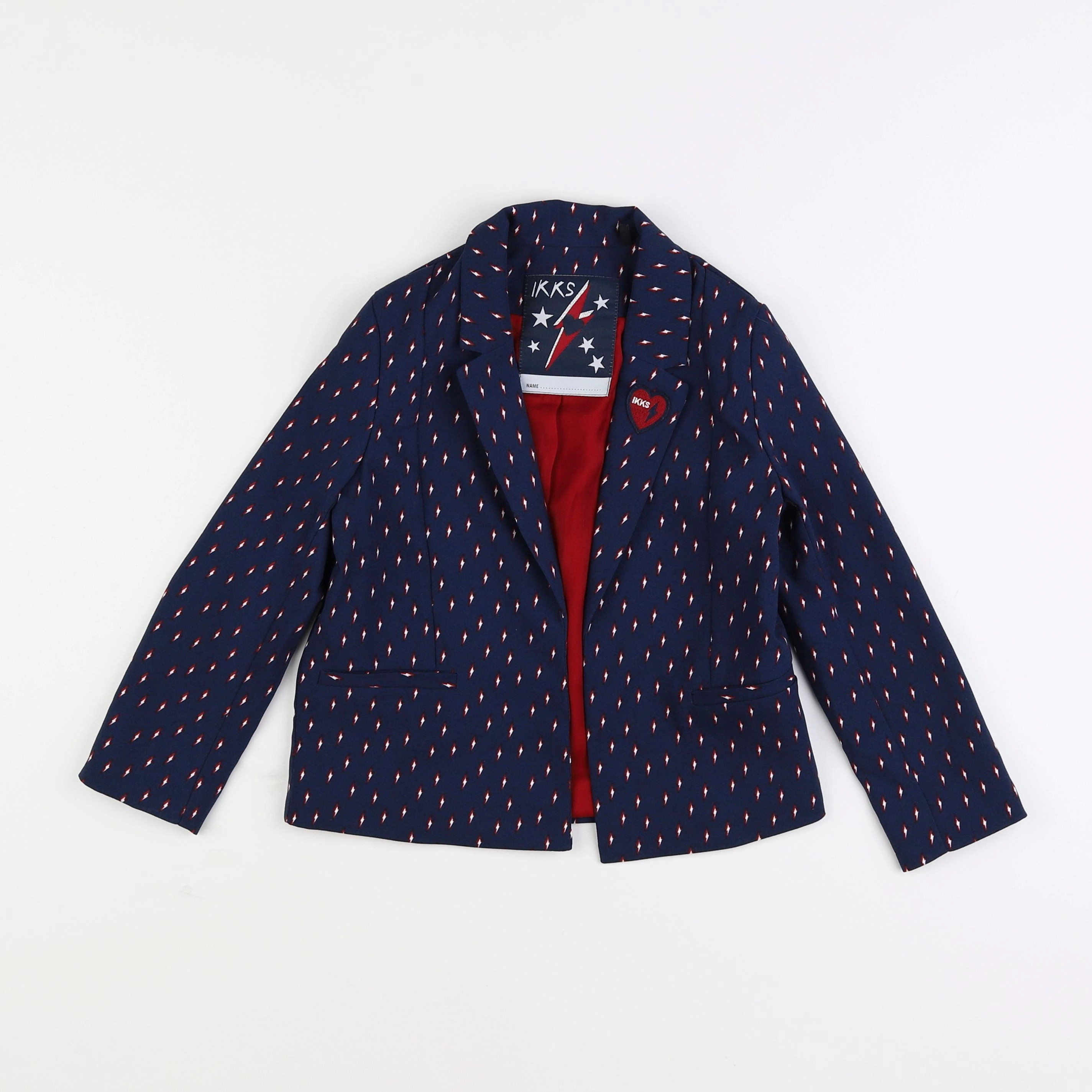 IKKS - veste bleu - 6 ans