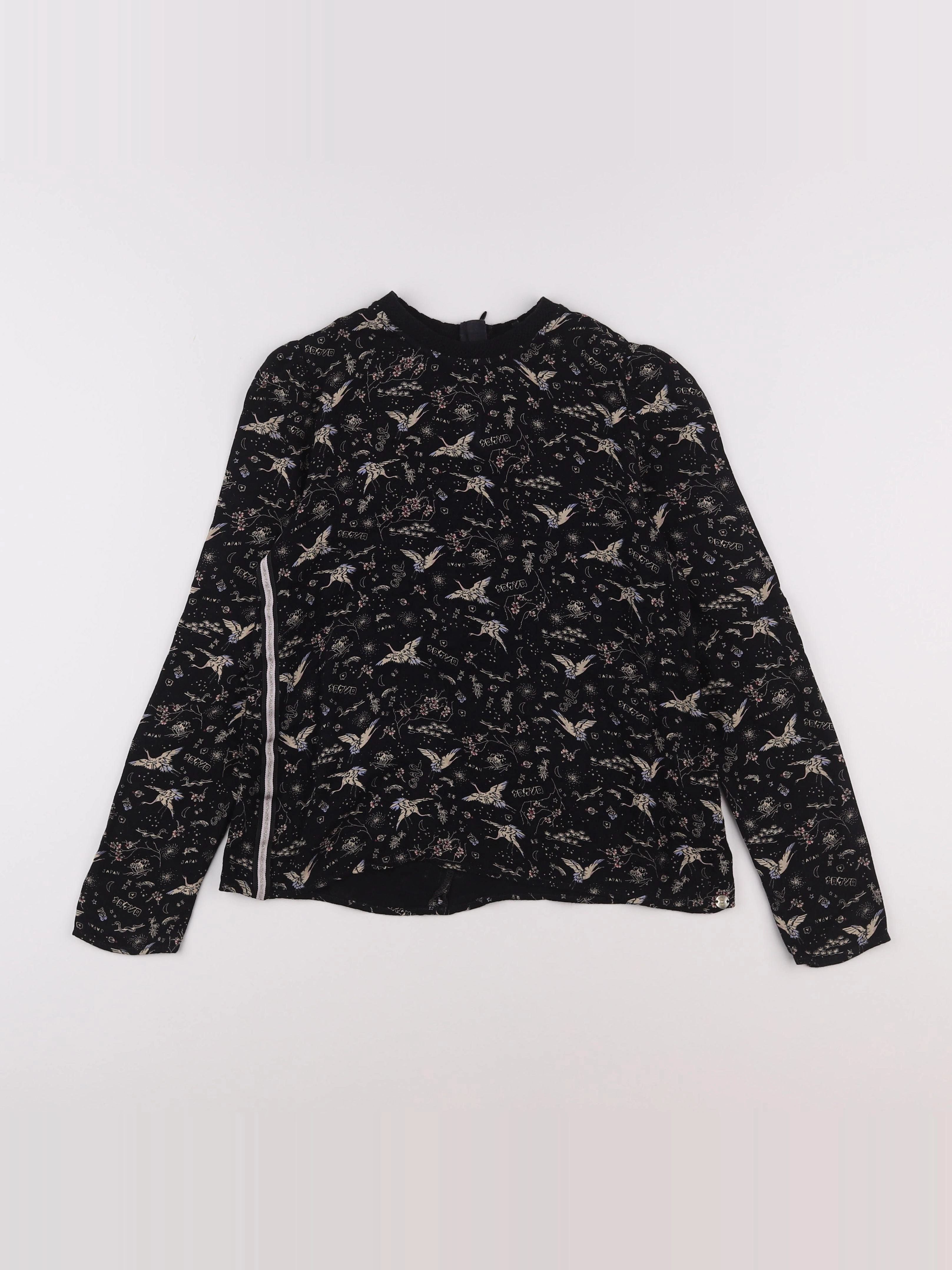 IKKS - blouse noir - 12 ans