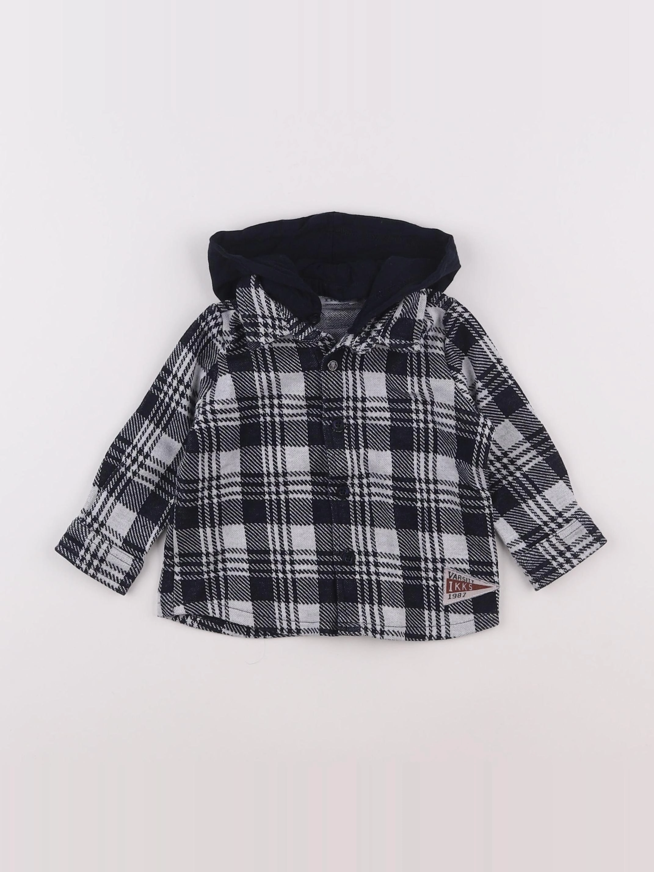 IKKS - sweat gris - 6 mois
