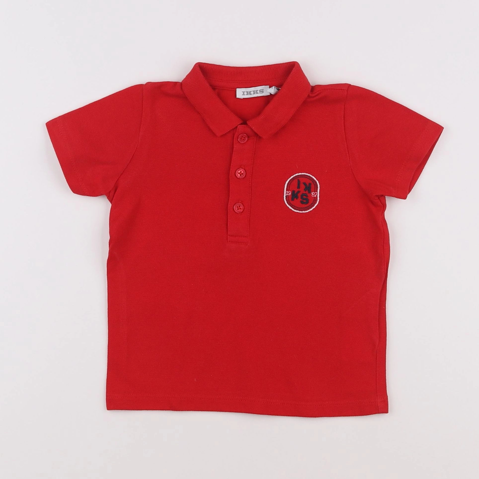 IKKS - polo rouge - 12 mois