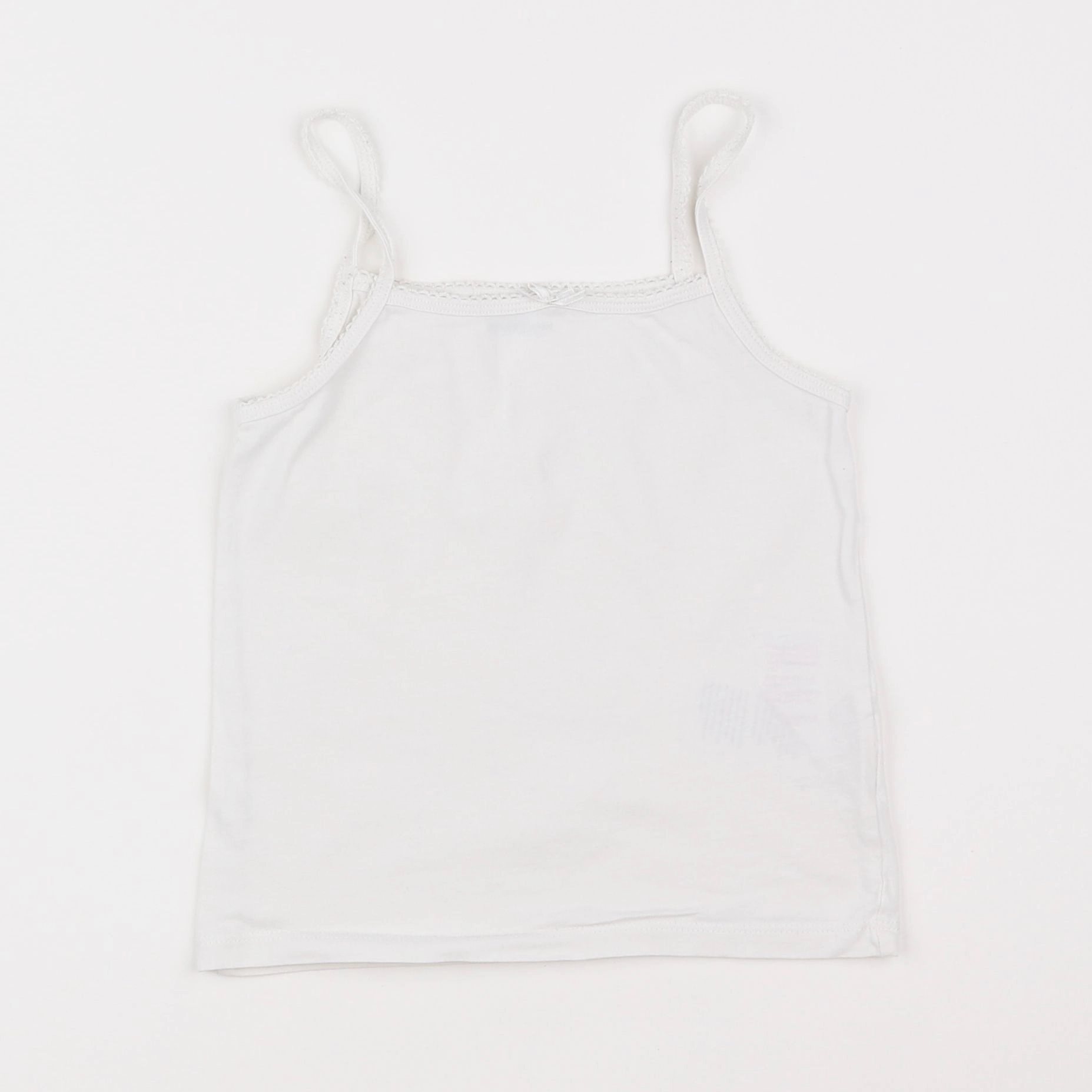 Vertbaudet - maillot de corps blanc - 6 ans