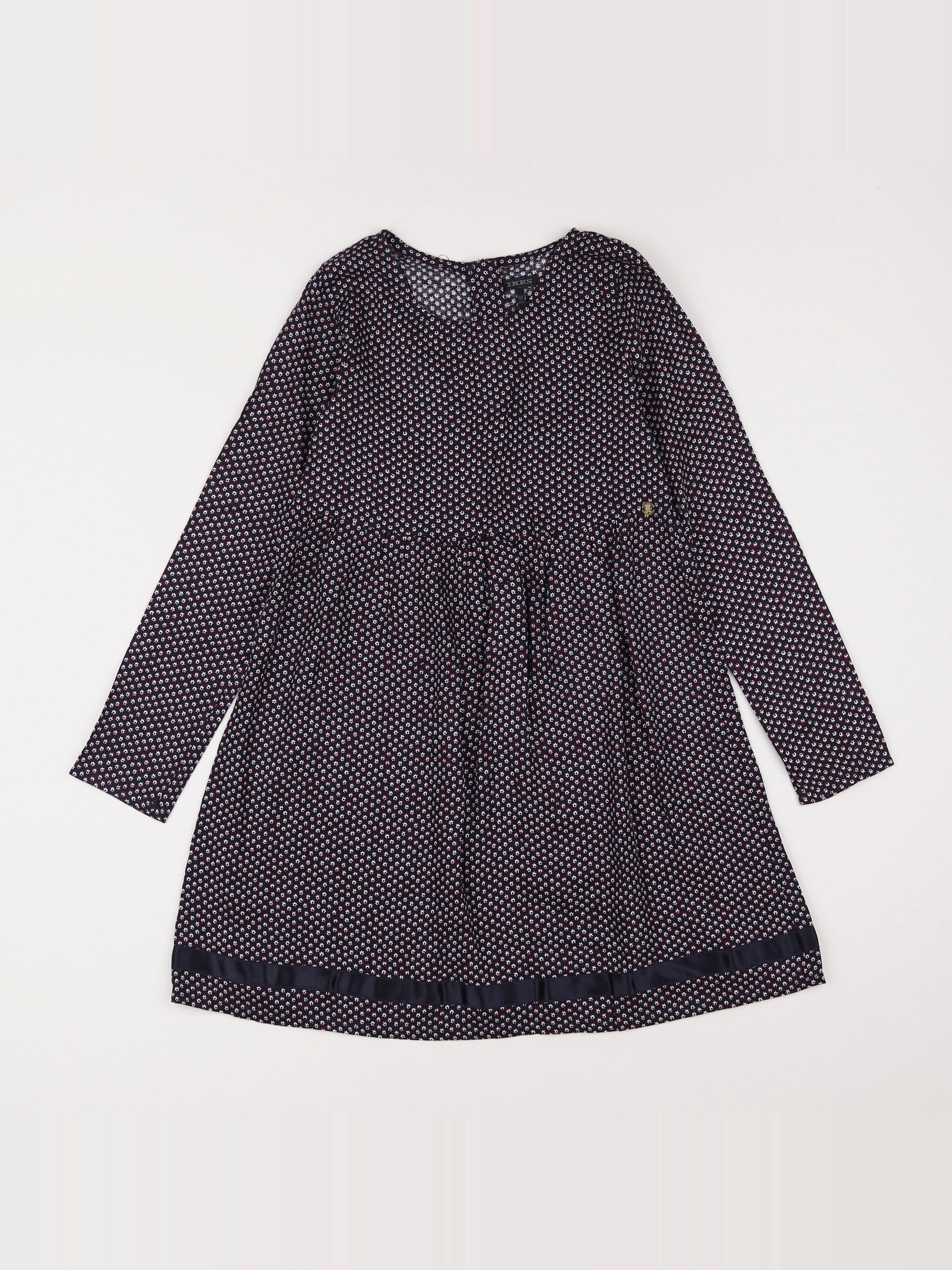 IKKS - robe bleu - 10 ans