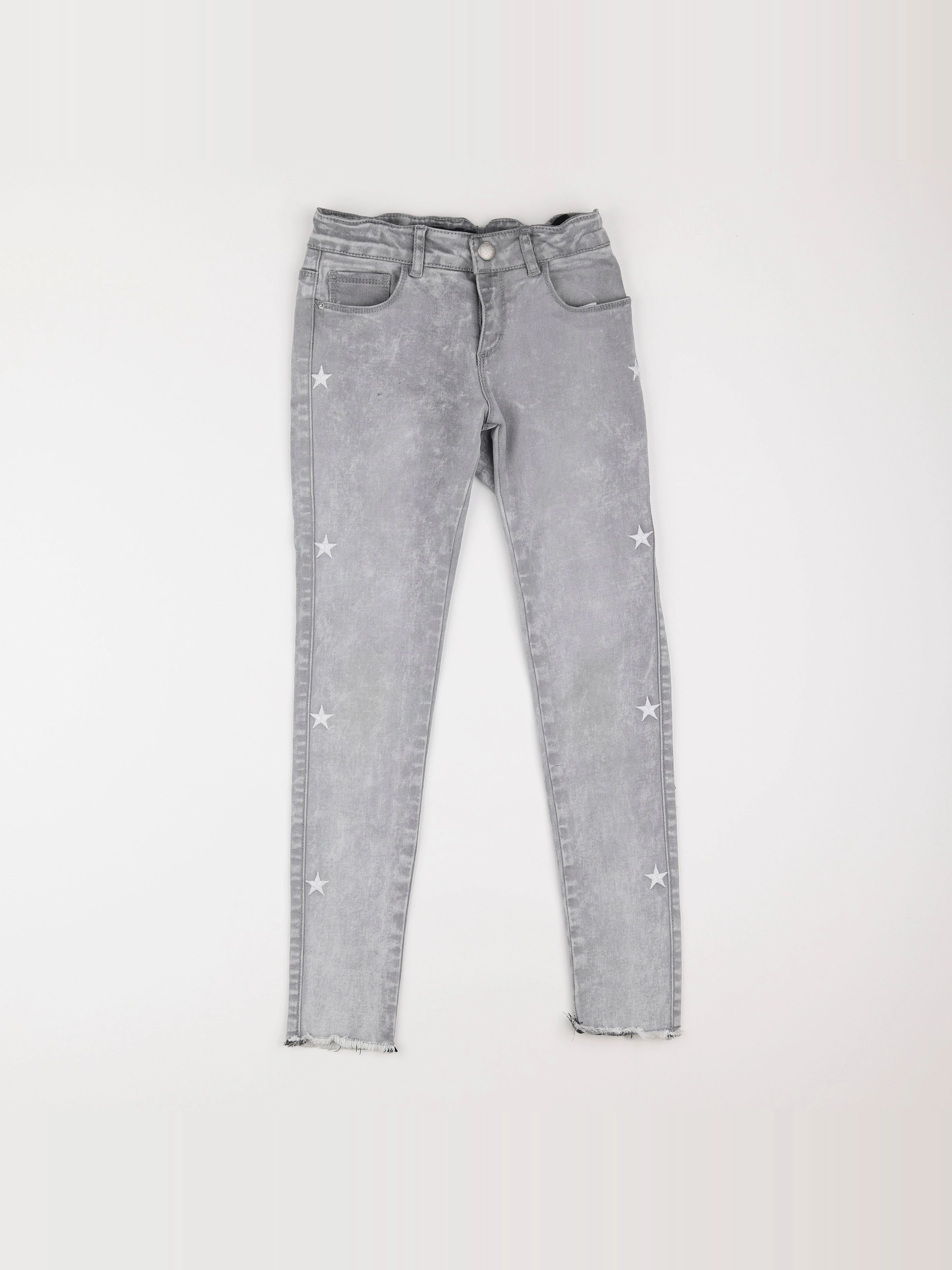 IKKS - jean gris - 10 ans