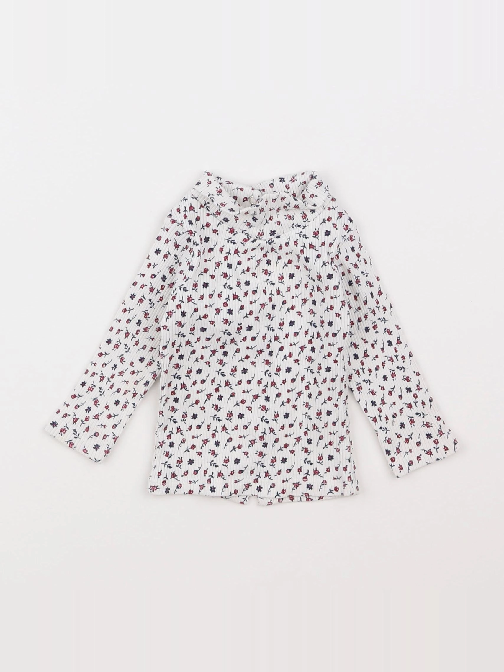 Vertbaudet - sous-pull blanc - 3 mois