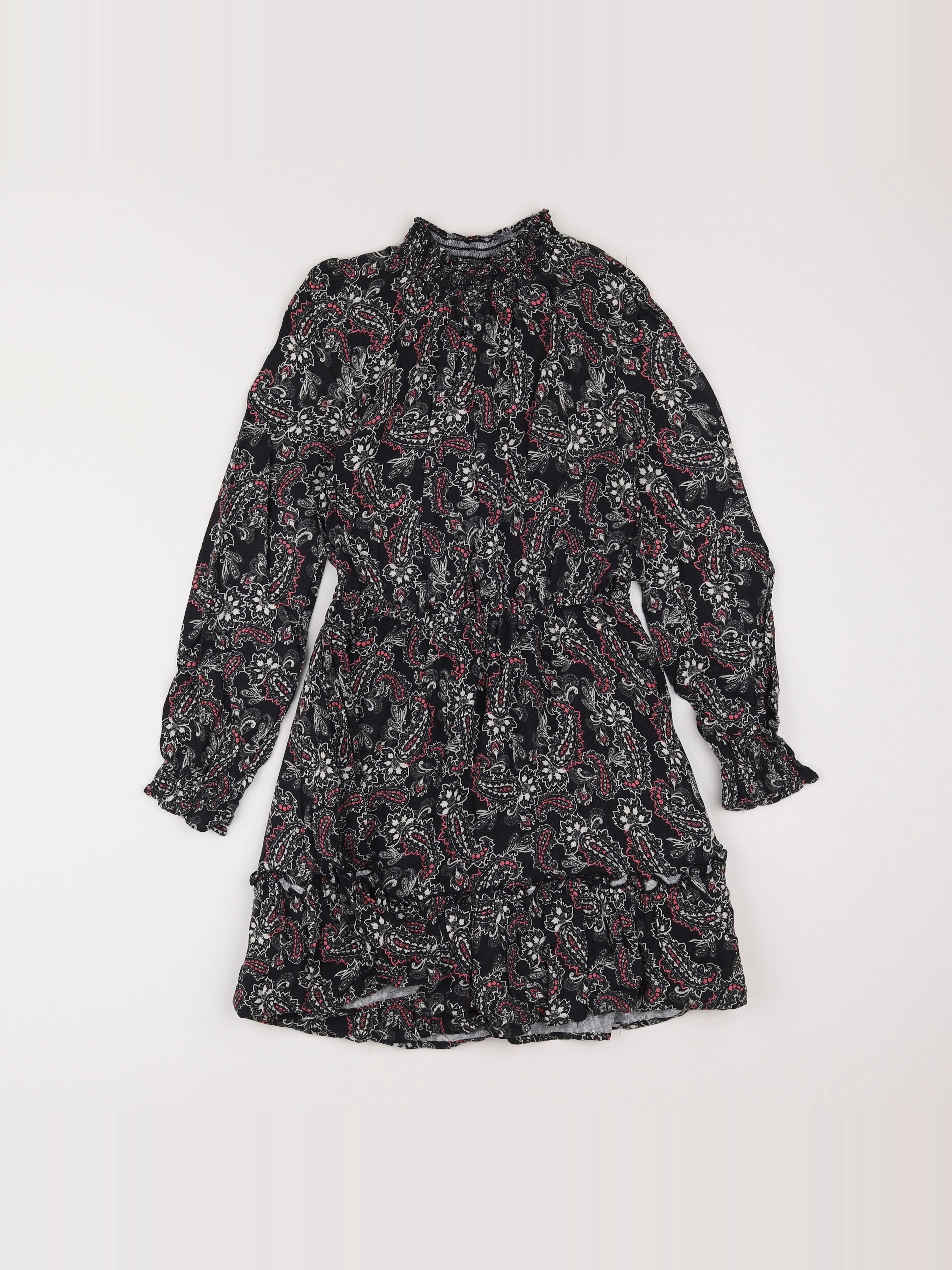 IKKS - robe noir - 10 ans