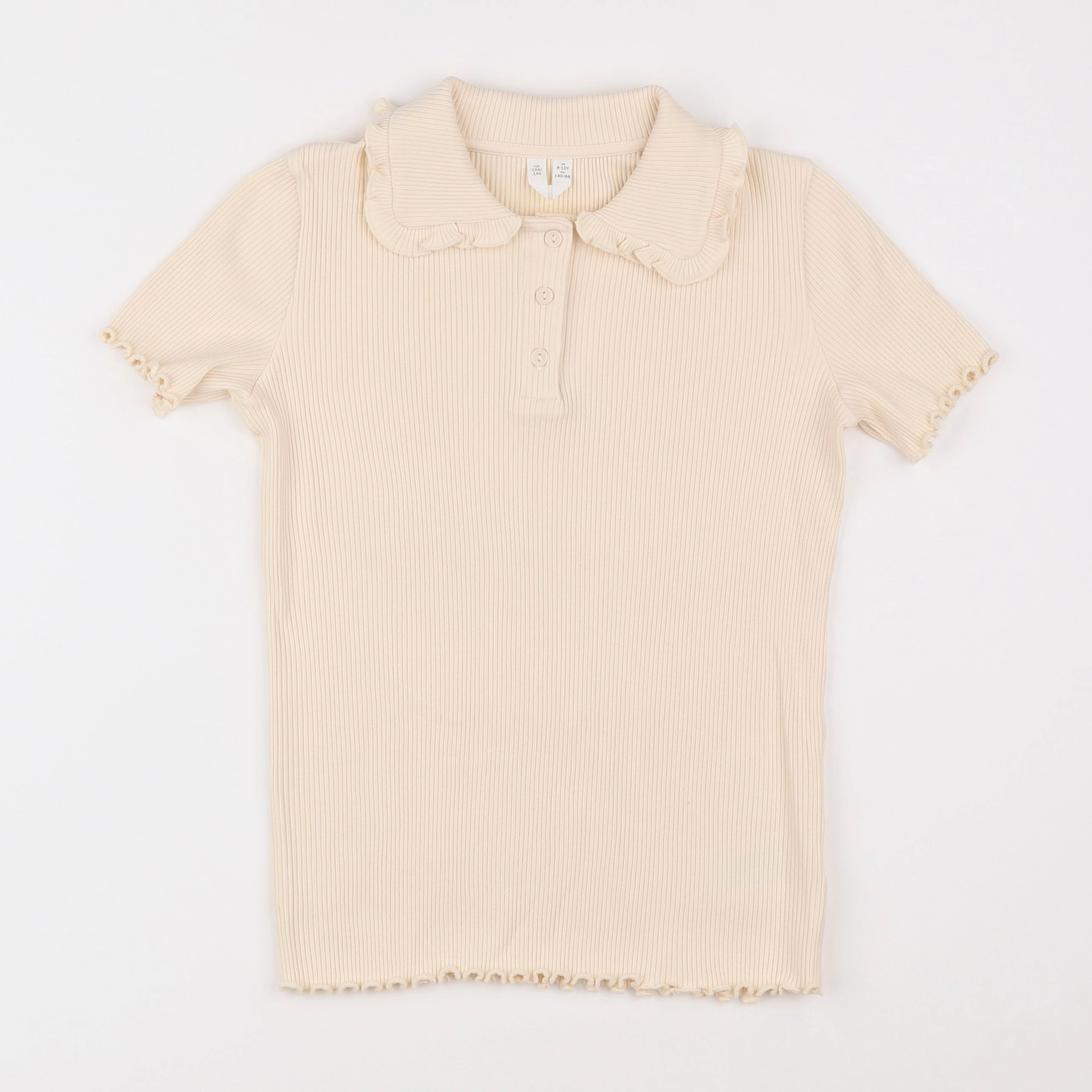 Arket - tee-shirt beige - 8/10 ans