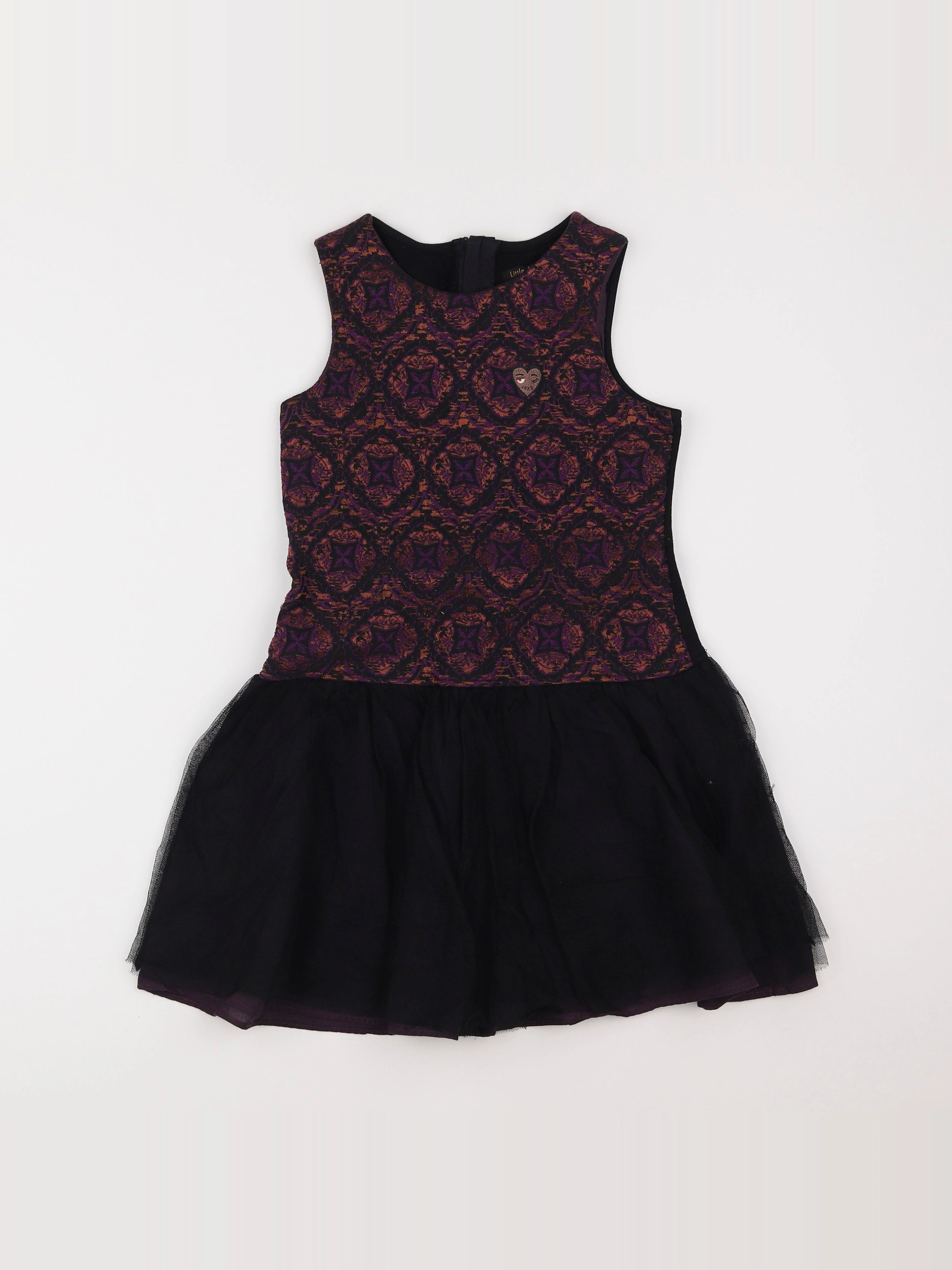 IKKS - robe noir - 10 ans