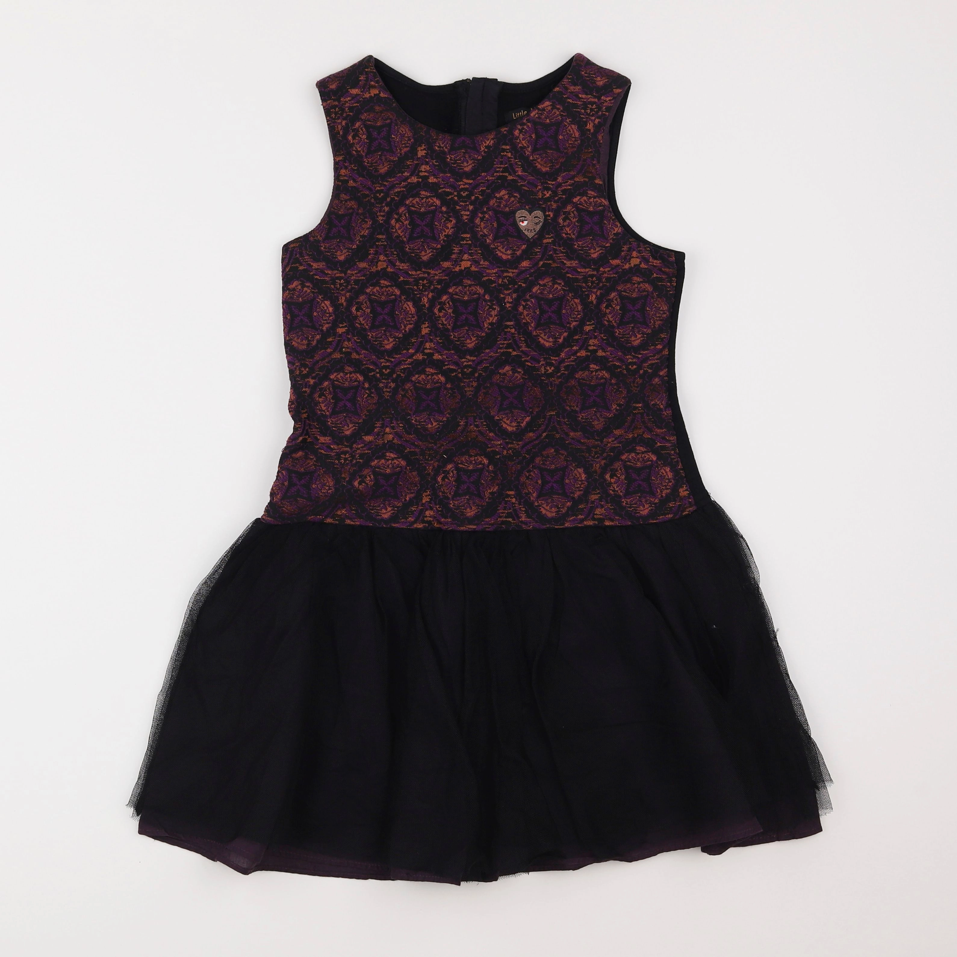IKKS - robe noir - 10 ans