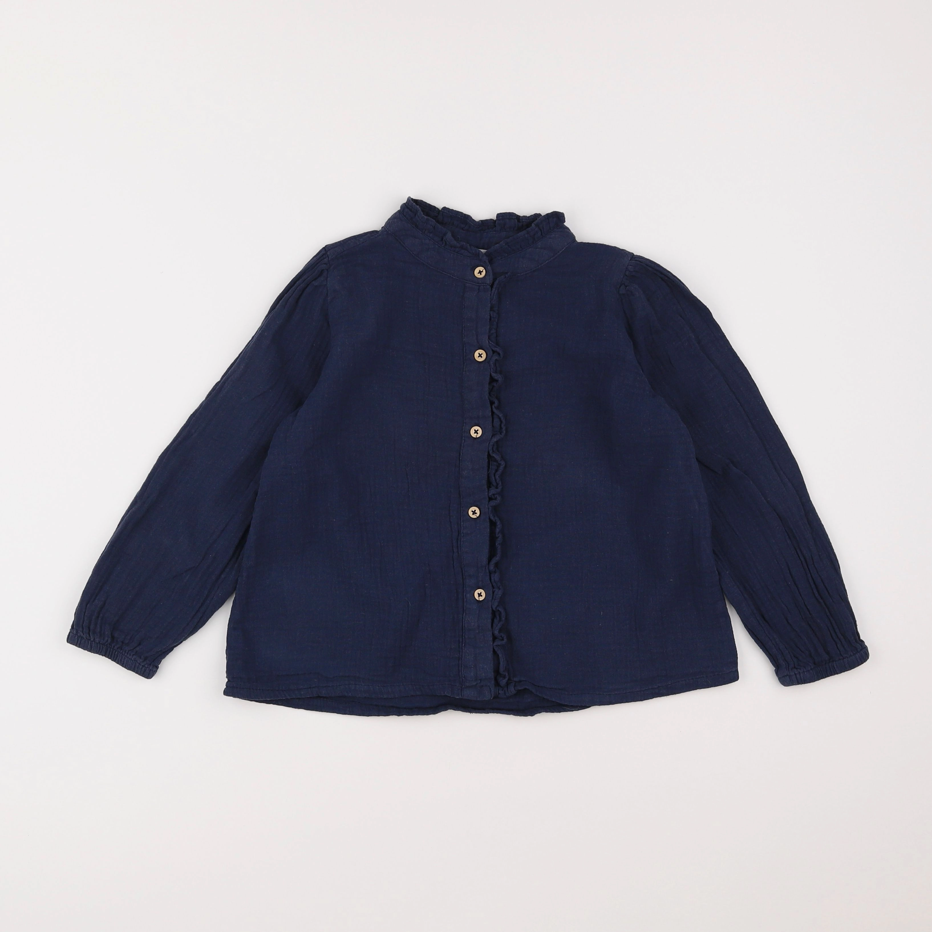 Monoprix - blouse bleu - 6 ans