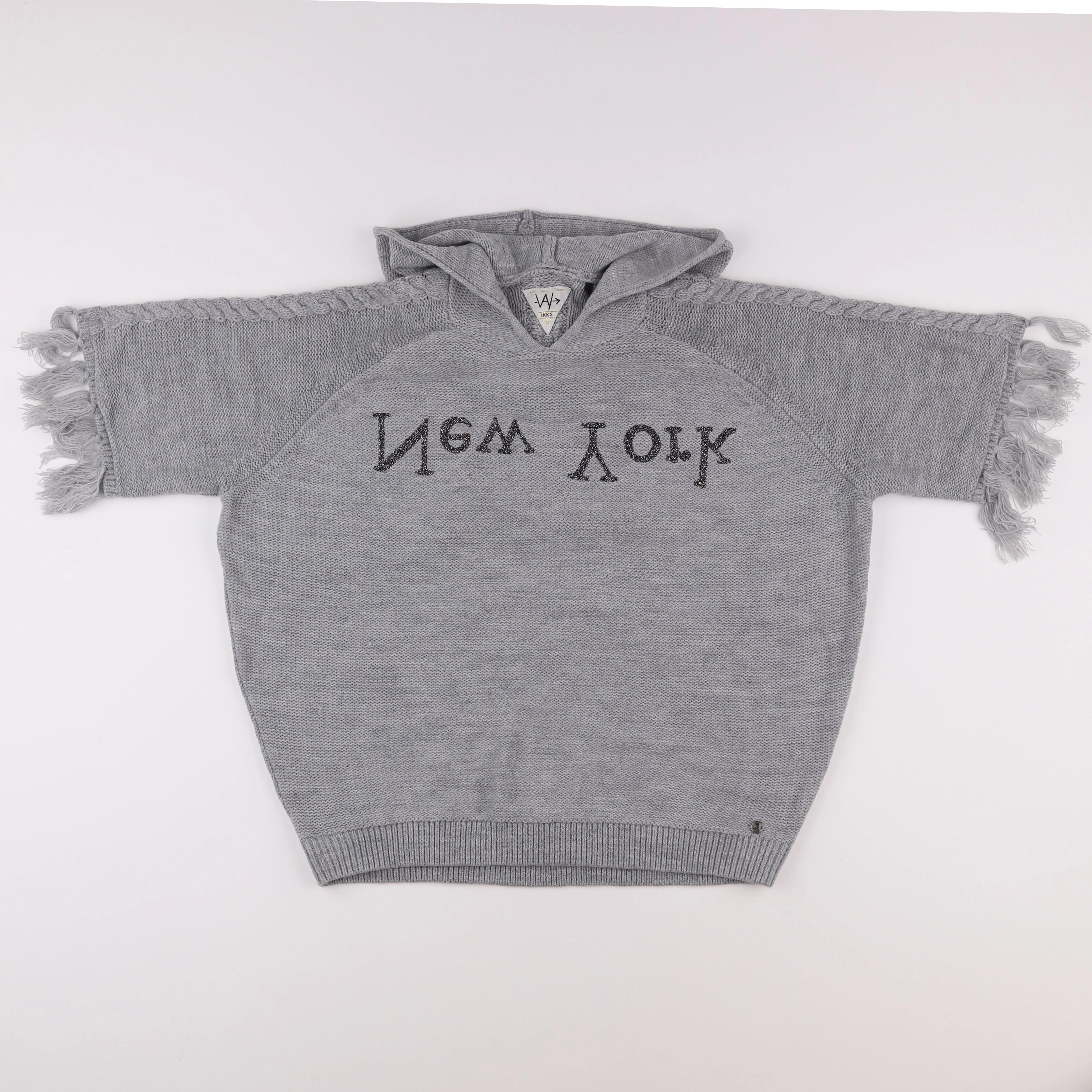 IKKS - pull gris - 14 ans