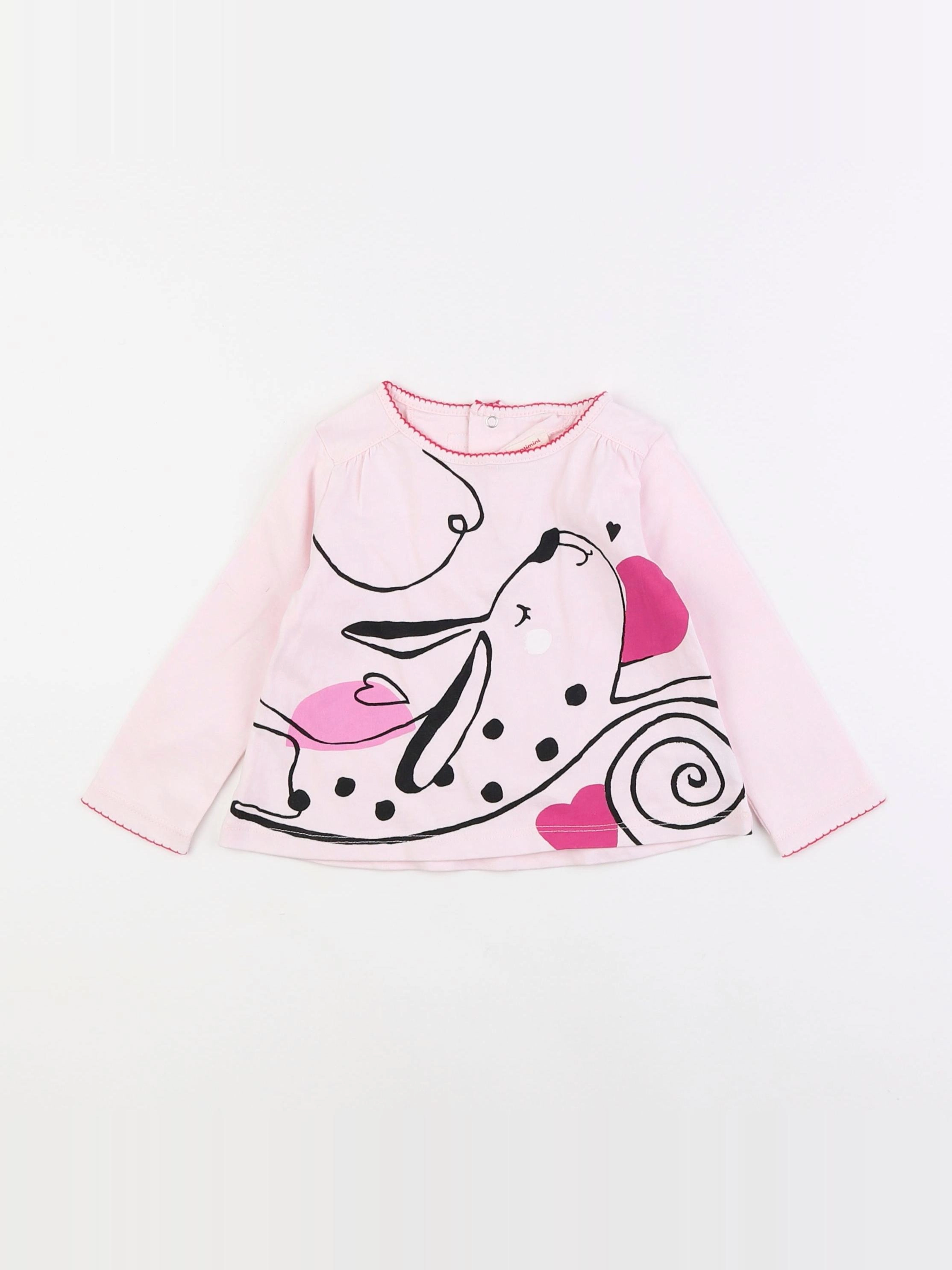 Catimini - tee-shirt rose - 18 mois