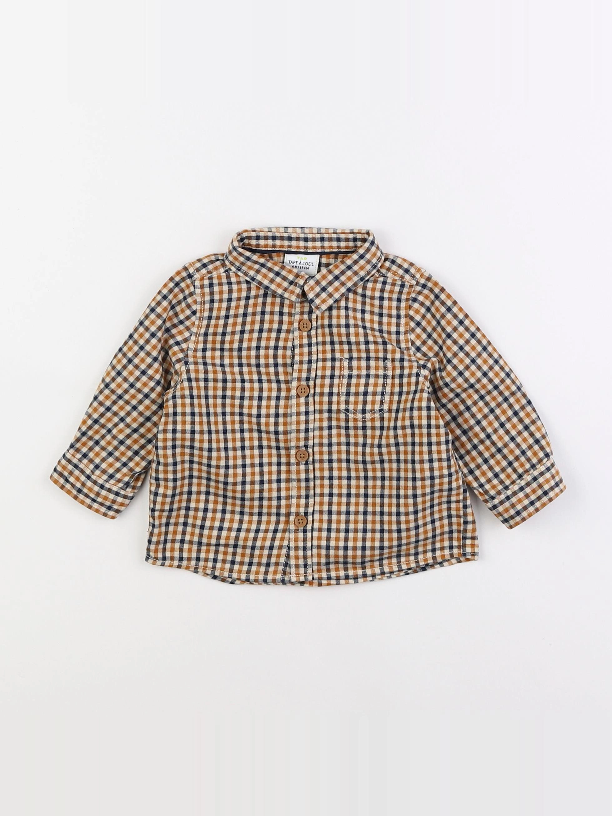 Tape à l'oeil - chemise multicolore - 6 mois