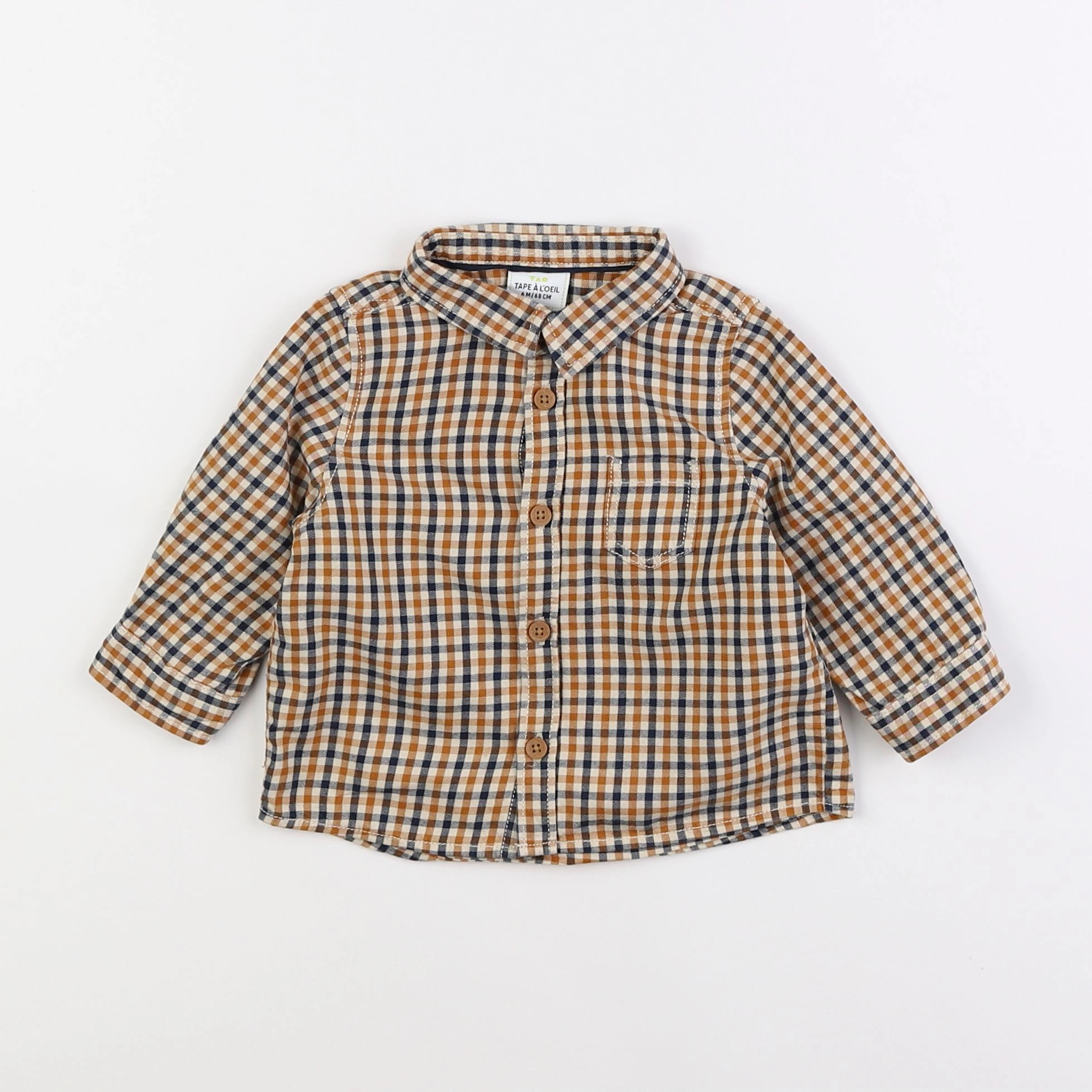 Tape à l'oeil - chemise multicolore - 6 mois