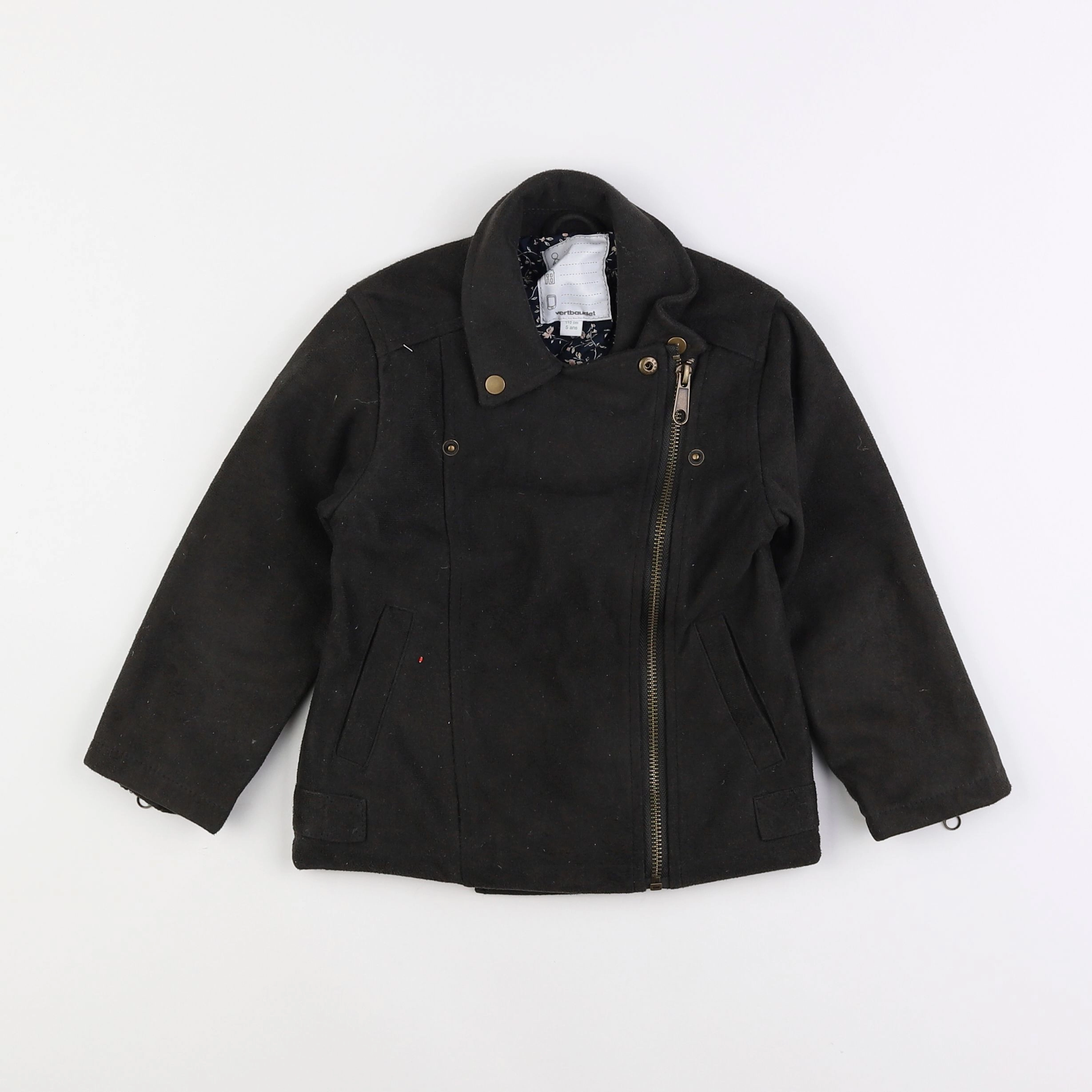 Vertbaudet - veste noir - 5 ans