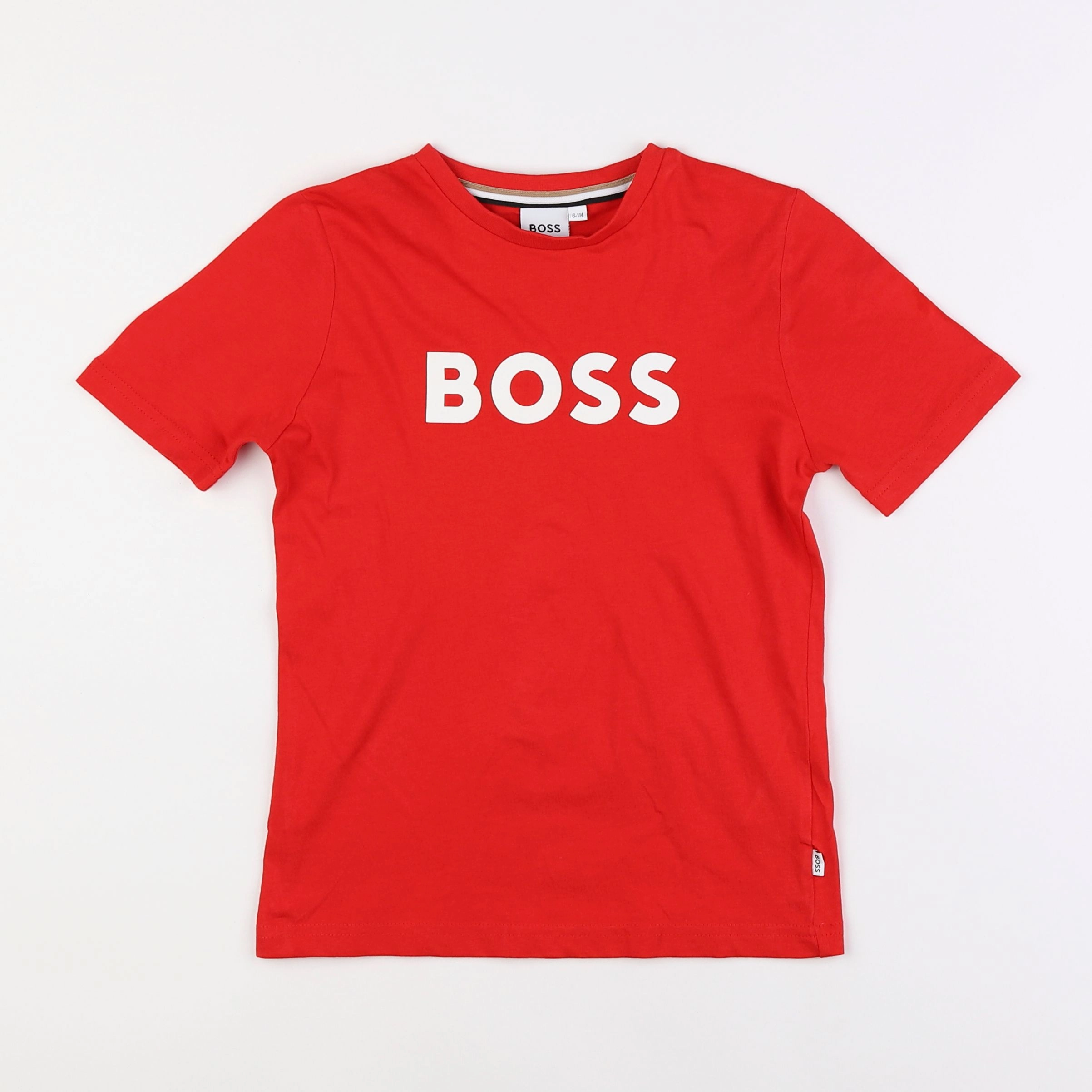 Hugo Boss - tee-shirt rouge - 6 ans