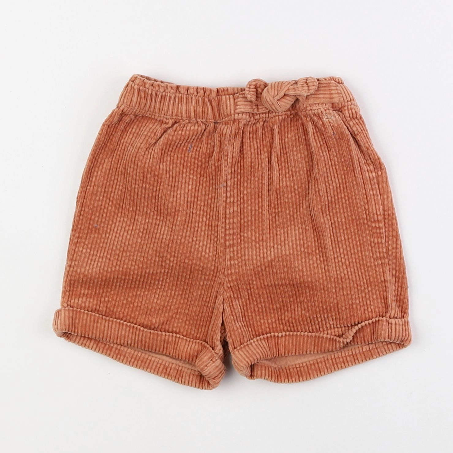 Vertbaudet - short marron - 18 mois