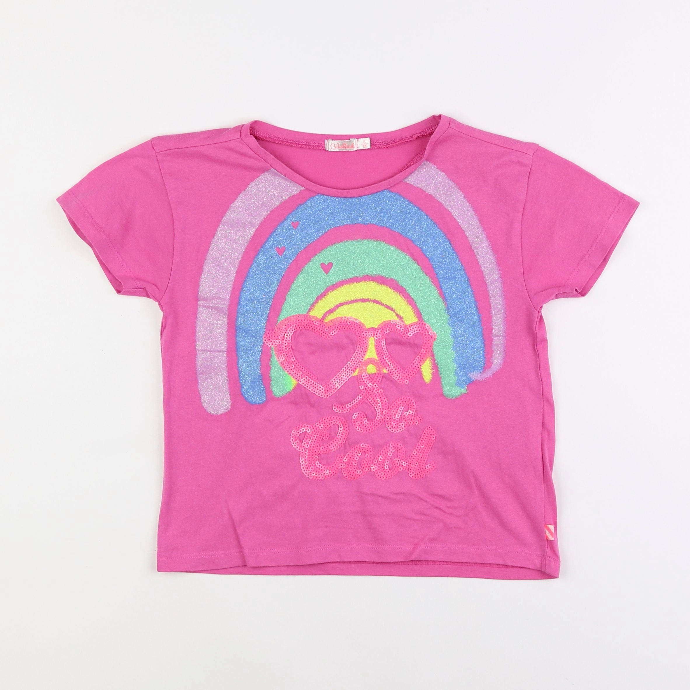 Billie Blush - tee-shirt rose - 8 ans