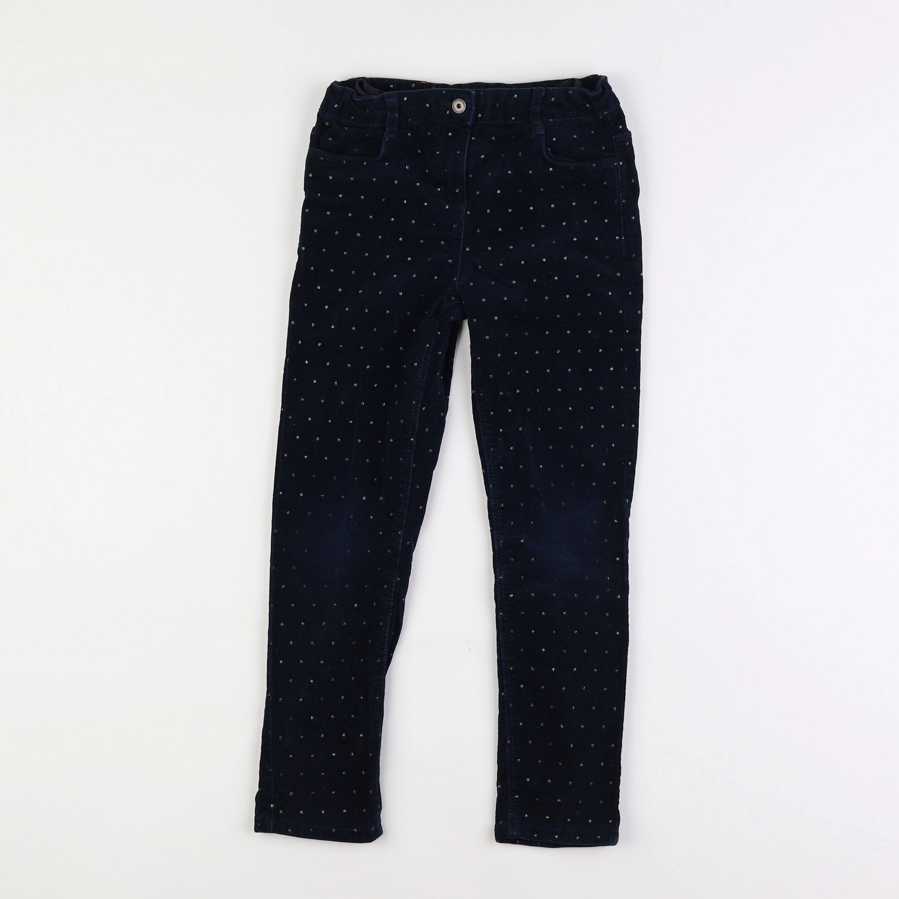 Vertbaudet - pantalon bleu - 8 ans