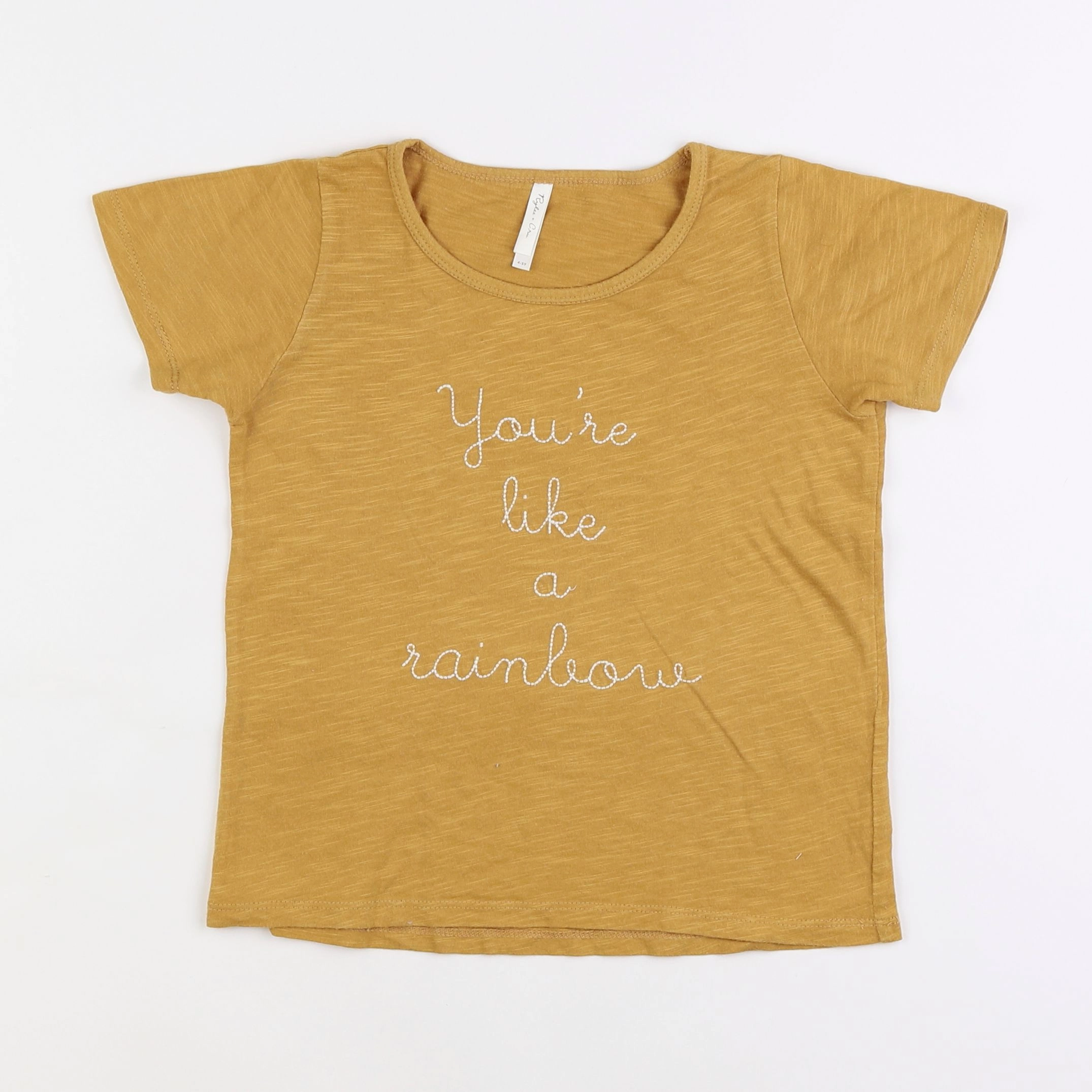 Rylee + Cru - tee-shirt orange - 4/5 ans