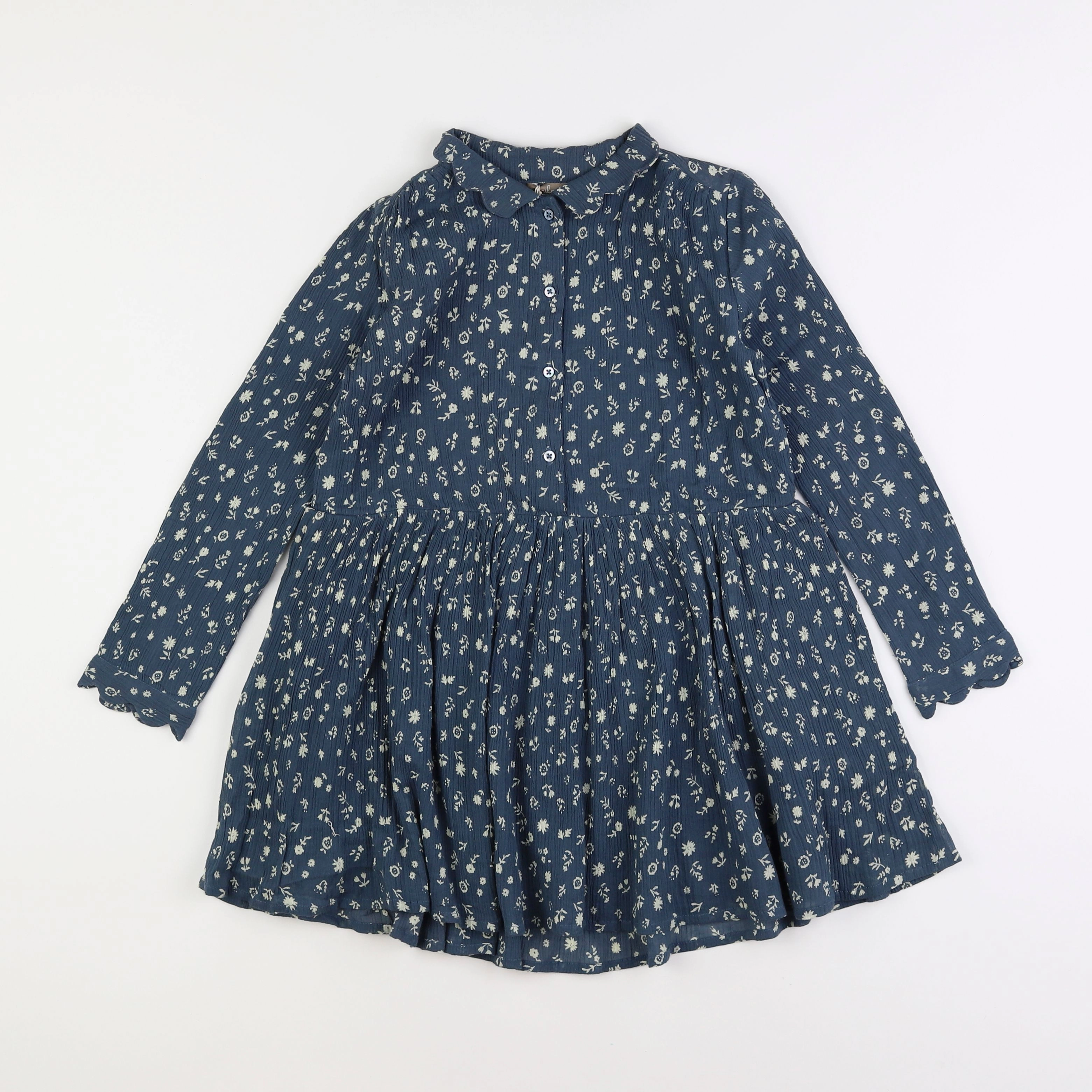 Emile et Ida - robe bleu - 6 ans