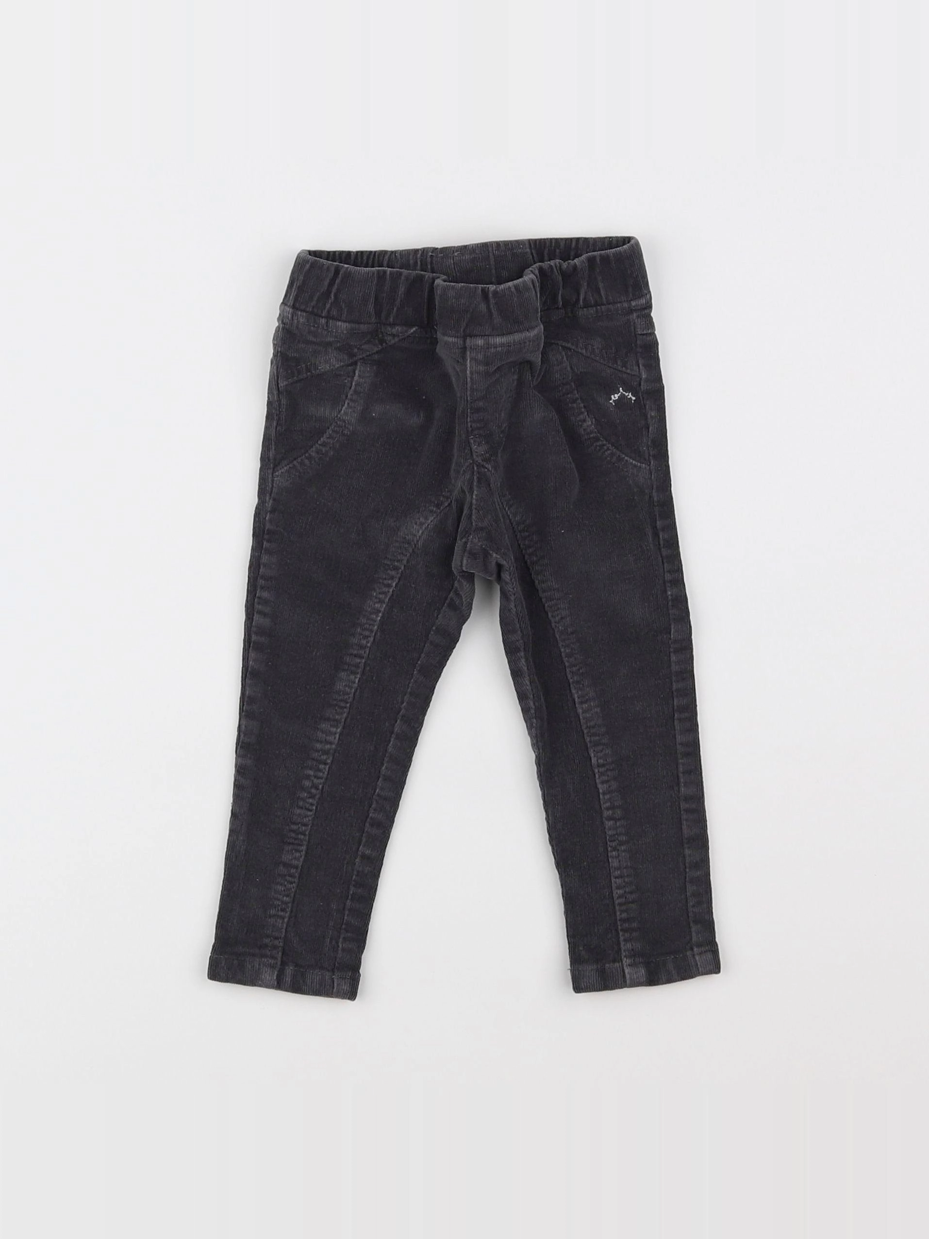 Nanos baby - jegging gris - 12 mois