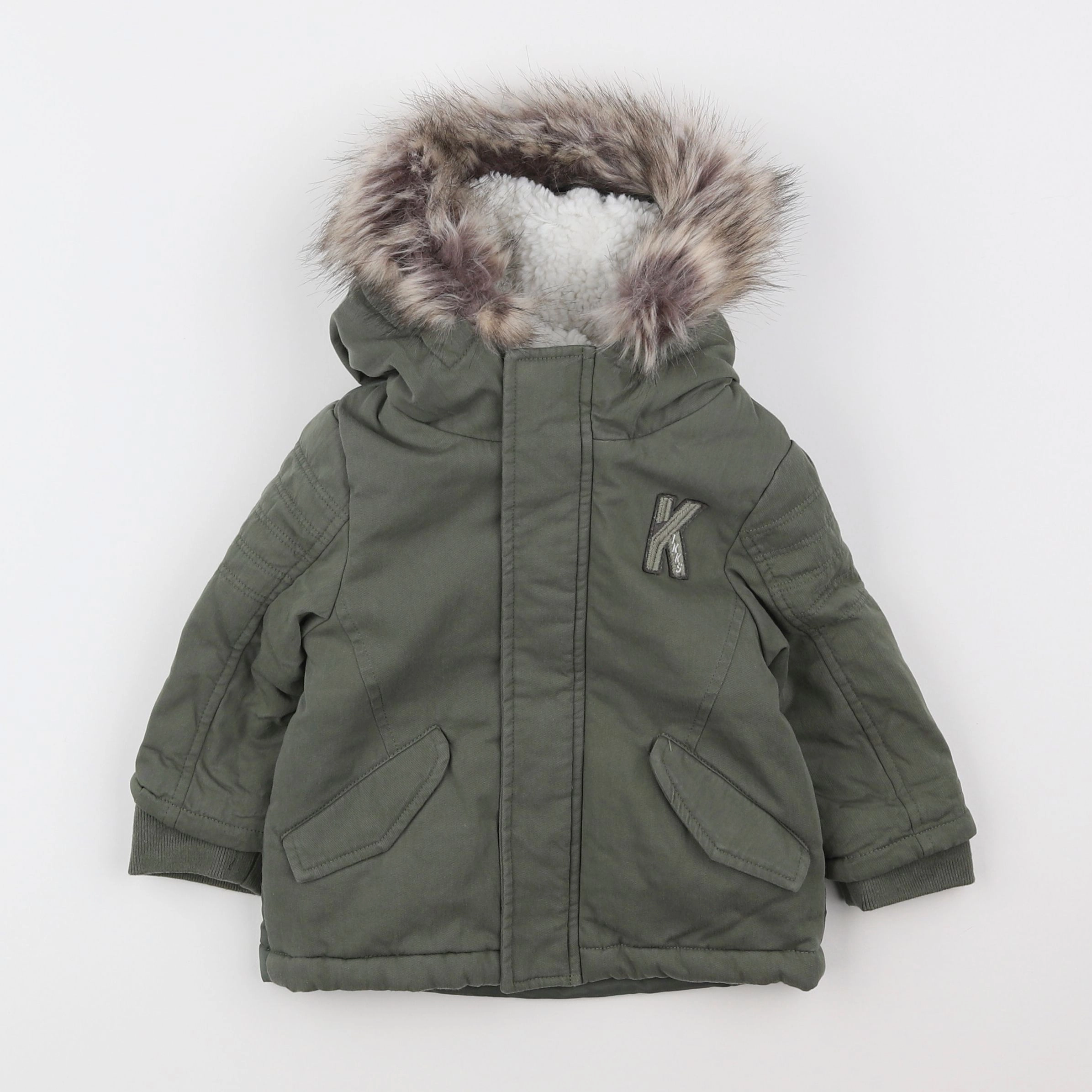 IKKS - parka vert - 12 mois