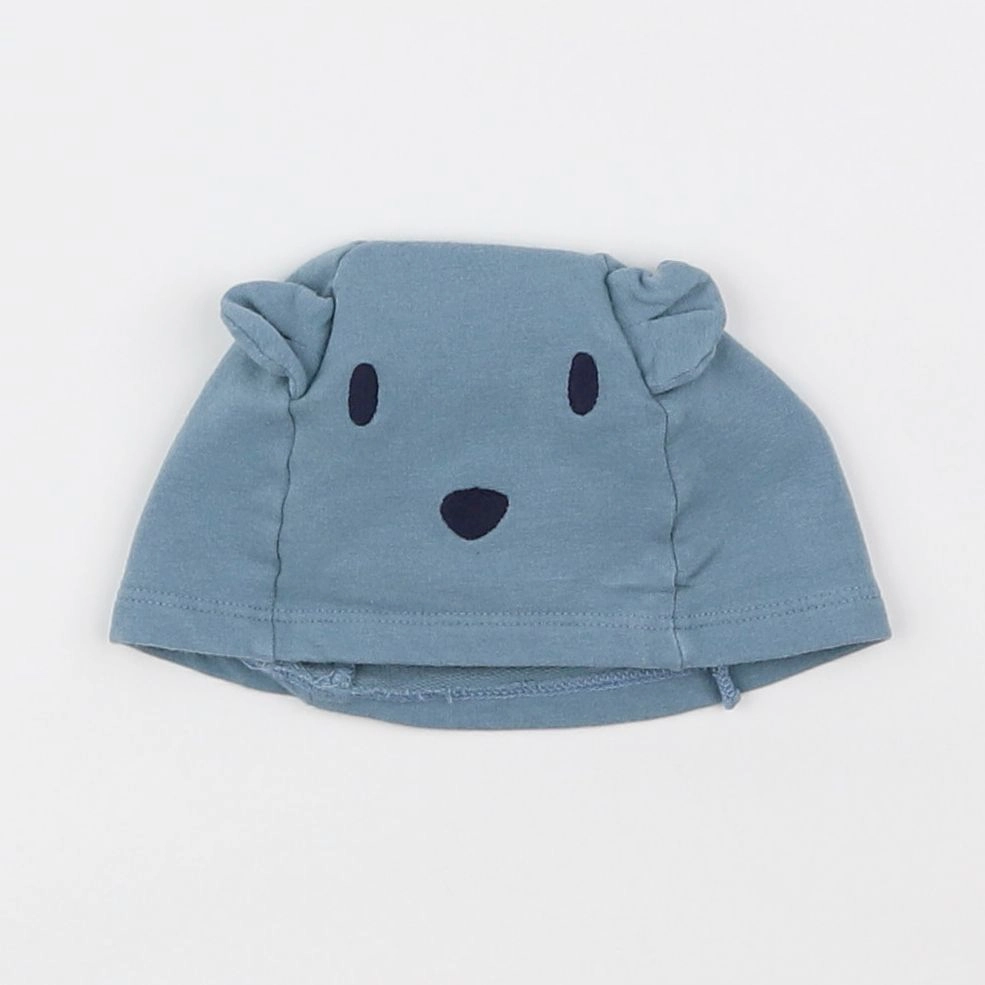 Petit Bateau - bonnet bleu - 3/6 mois